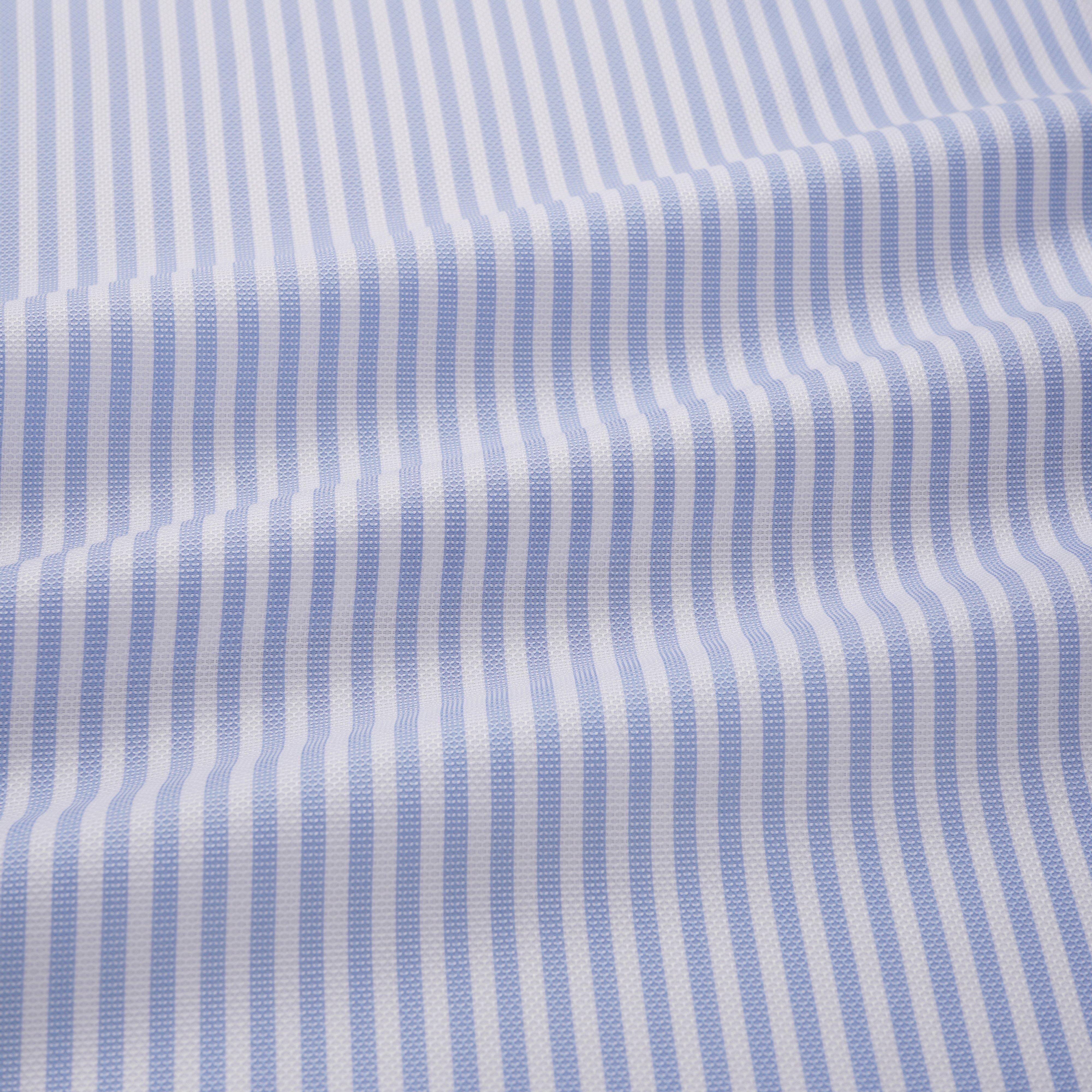 Thomas Pink Tailored Fit Formal Striped Dobby Shirt-MALFORD OF LONDON SAVILE ROW MENSWEAR OUTLET