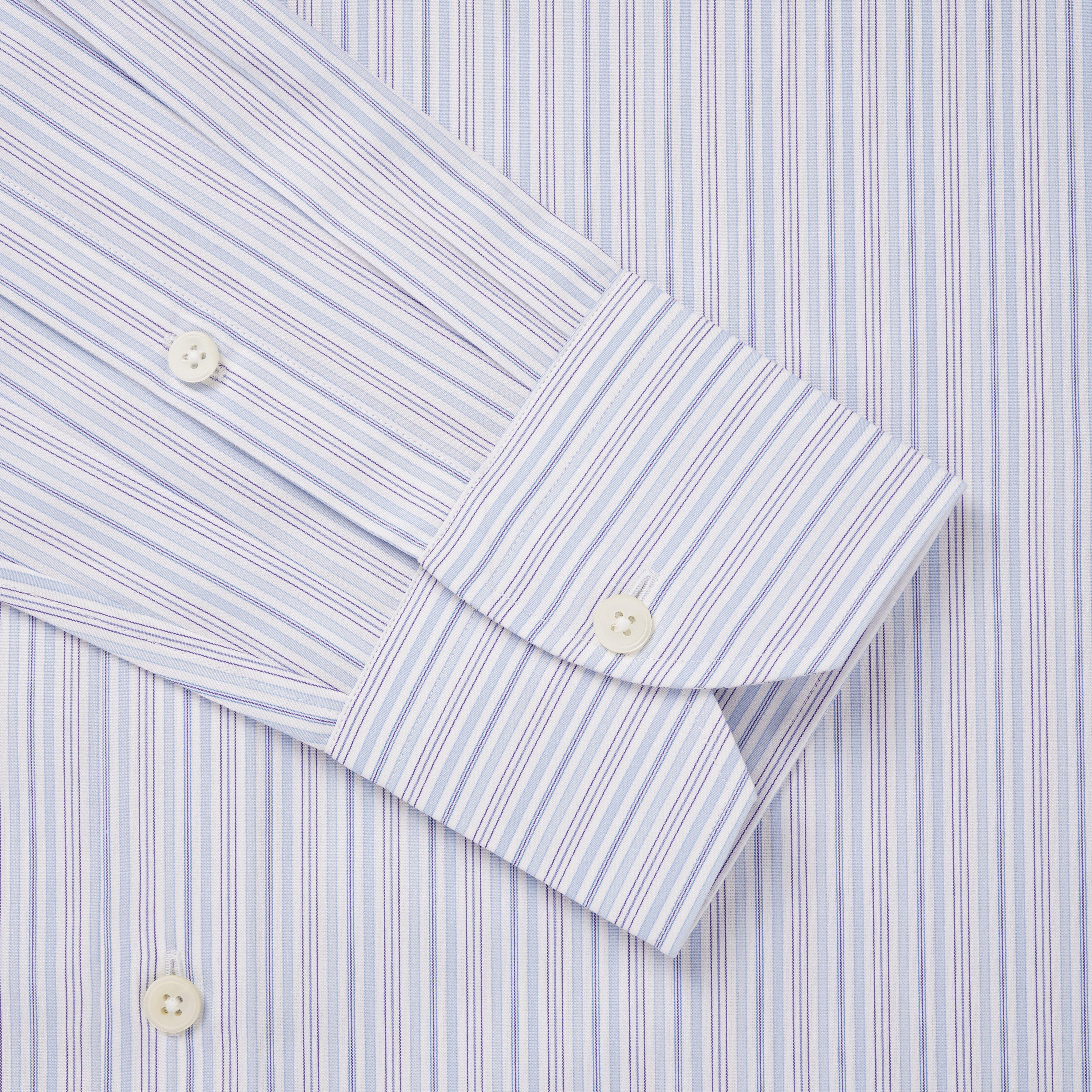 Thomas Pink Tailored Fit Formal Supraluxe Multi Stripe Shirt-MALFORD OF LONDON SAVILE ROW MENSWEAR OUTLET