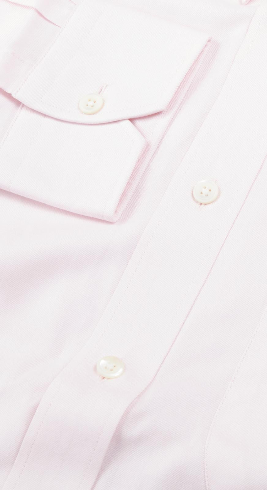 Thomas Pink Tailored Fit Plain Twill Shirt Rose-MALFORD OF LONDON SAVILE ROW MENSWEAR OUTLET