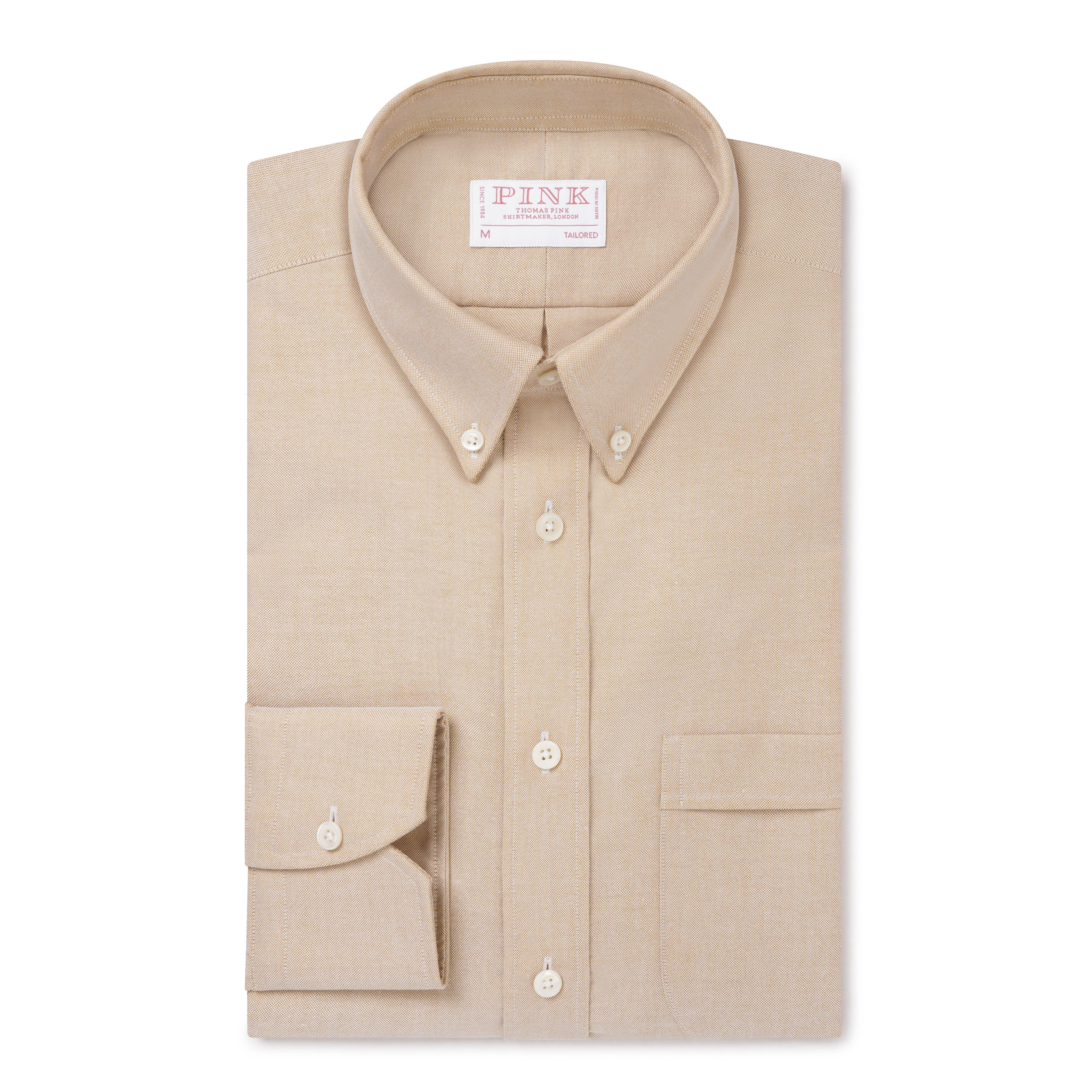 Thomas Pink Tailored Fit Smart Casual Contrast Oxford Shirt-MALFORD OF LONDON SAVILE ROW MENSWEAR OUTLET