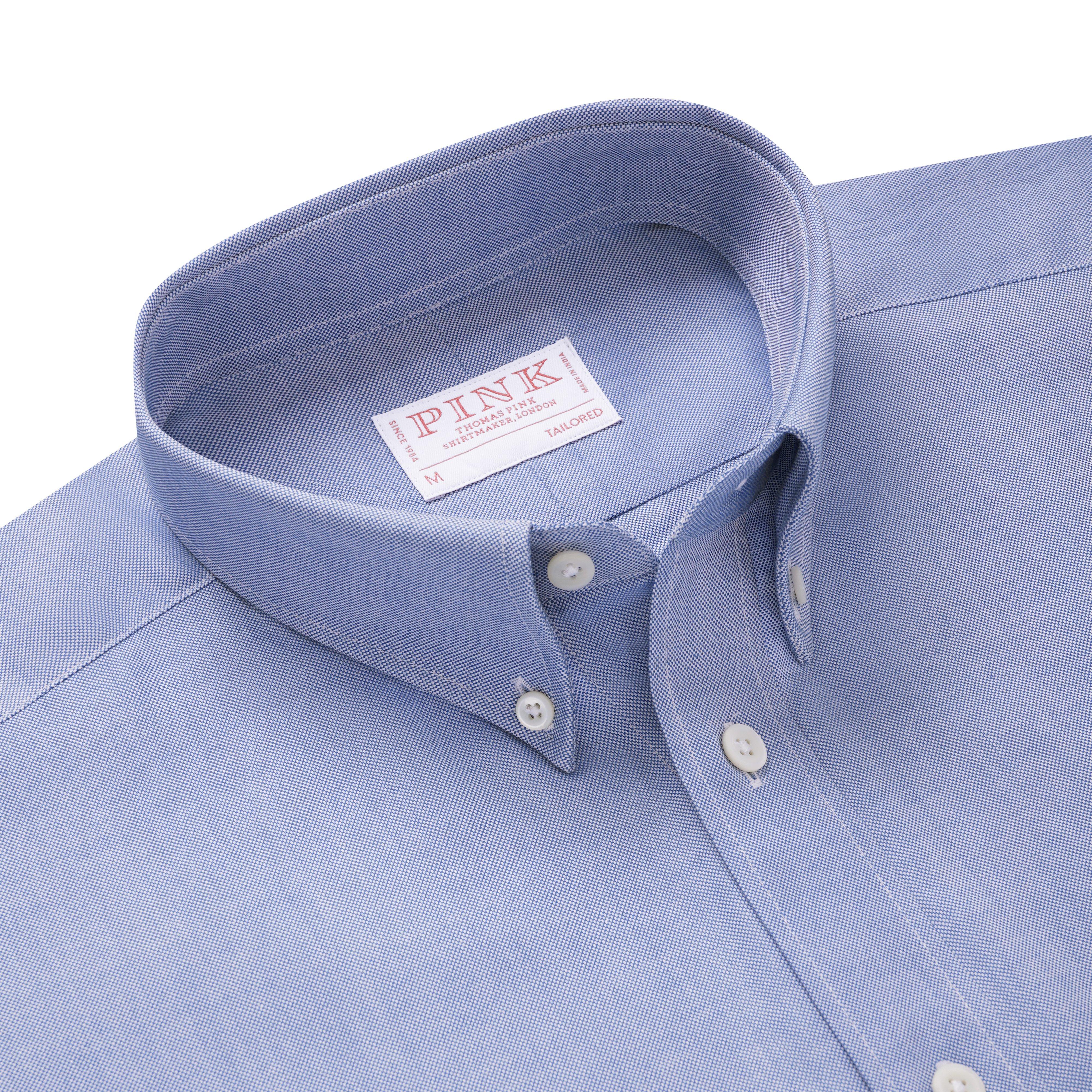 Thomas Pink Tailored Fit Smart Casual Fine Oxford Shirt-MALFORD OF LONDON SAVILE ROW MENSWEAR OUTLET