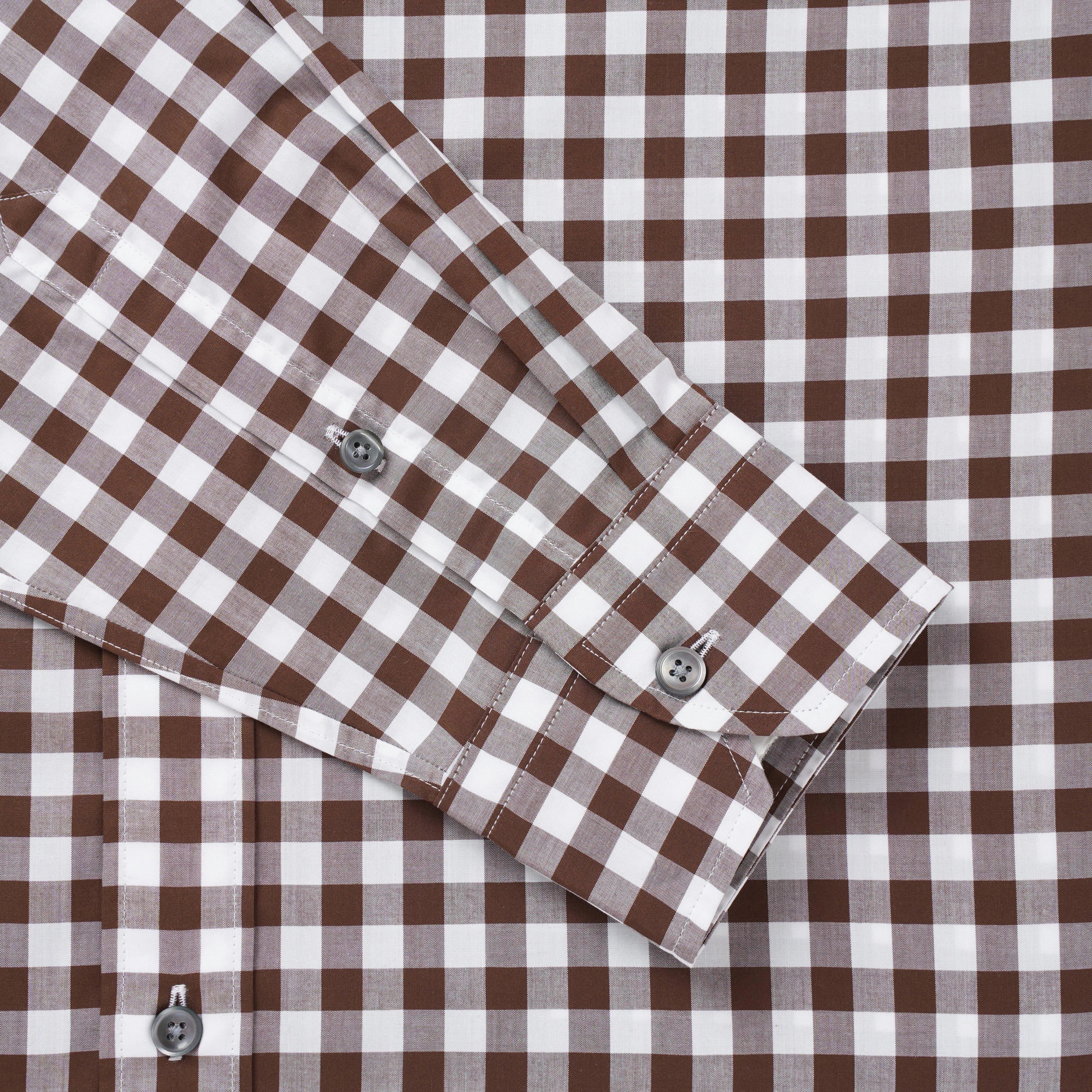 Thomas Pink Tailored Fit Smart Casual Gingham Shirt-MALFORD OF LONDON SAVILE ROW MENSWEAR OUTLET