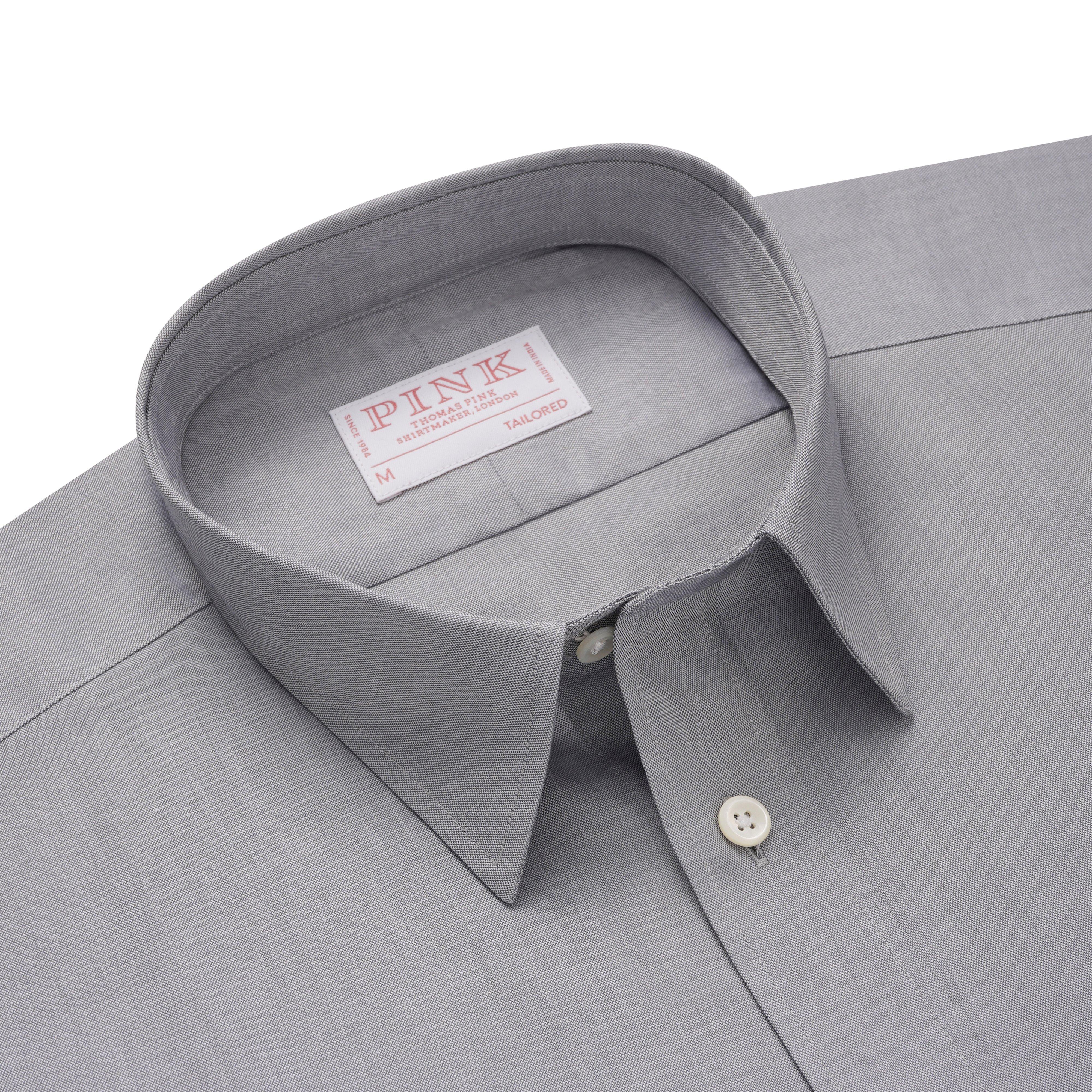 Thomas Pink Tailored Fit Smart Casual Panama Cotton Shirt-MALFORD OF LONDON SAVILE ROW MENSWEAR OUTLET