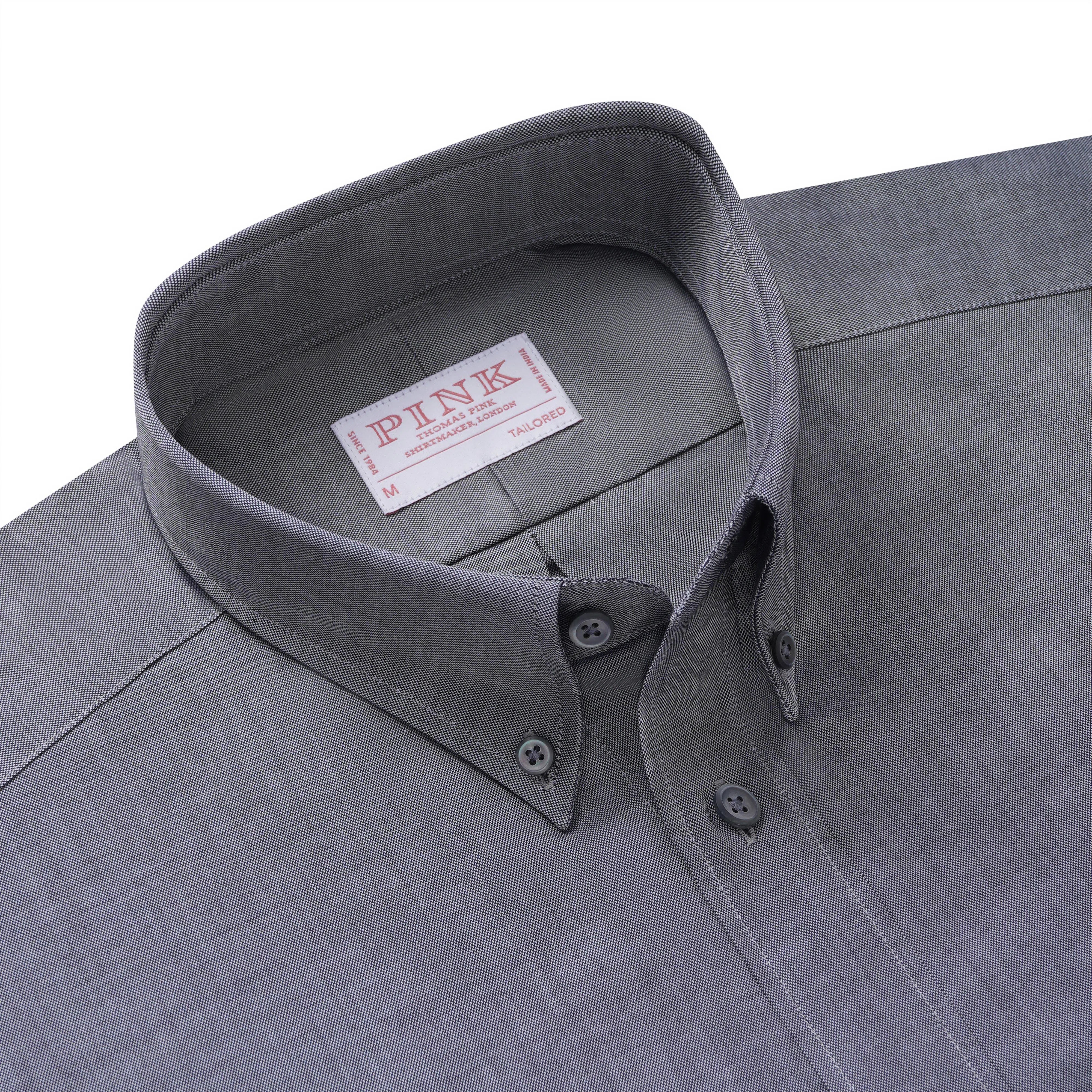 Thomas Pink Tailored Fit Smart Casual Panama Cotton Shirt-MALFORD OF LONDON SAVILE ROW MENSWEAR OUTLET