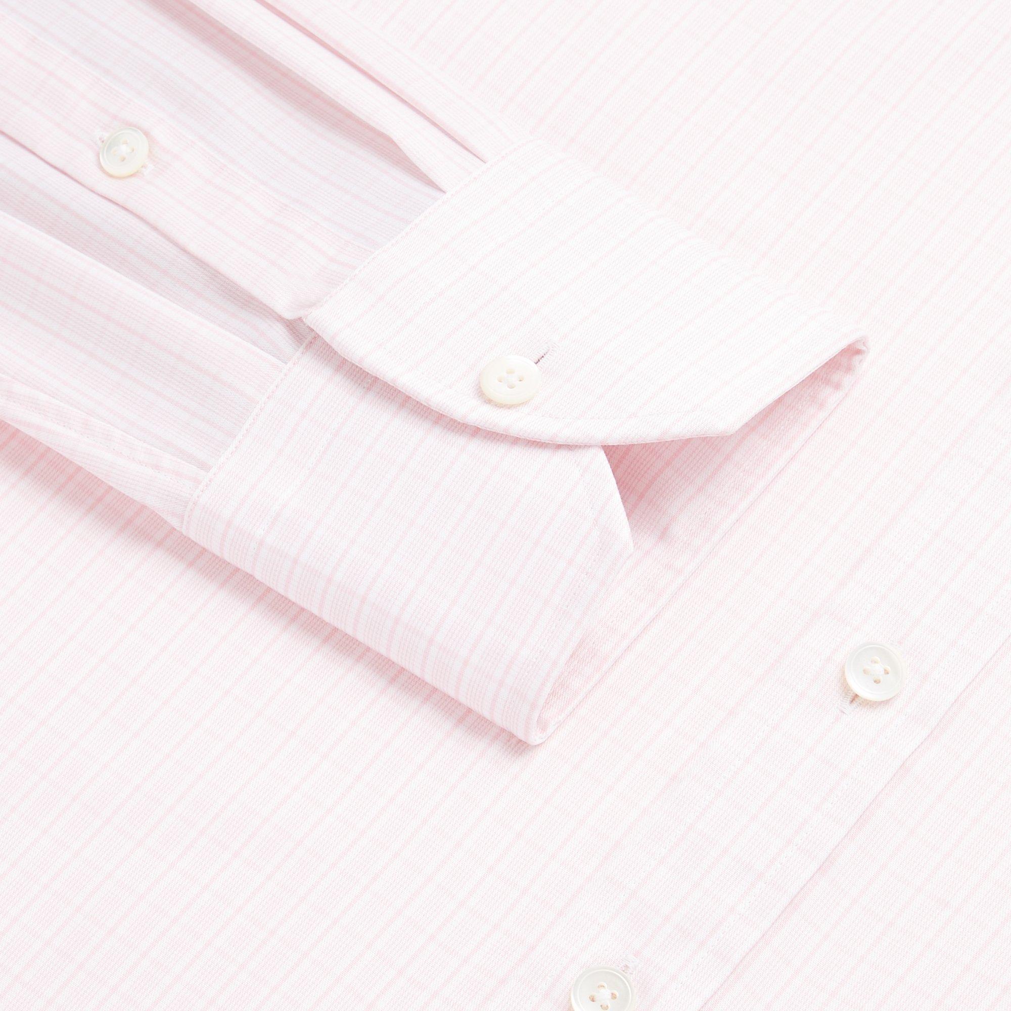 Thomas Pink Tailored Fit Traveller Zour Check Shirt Pale Pink/White-MALFORD OF LONDON SAVILE ROW MENSWEAR OUTLET