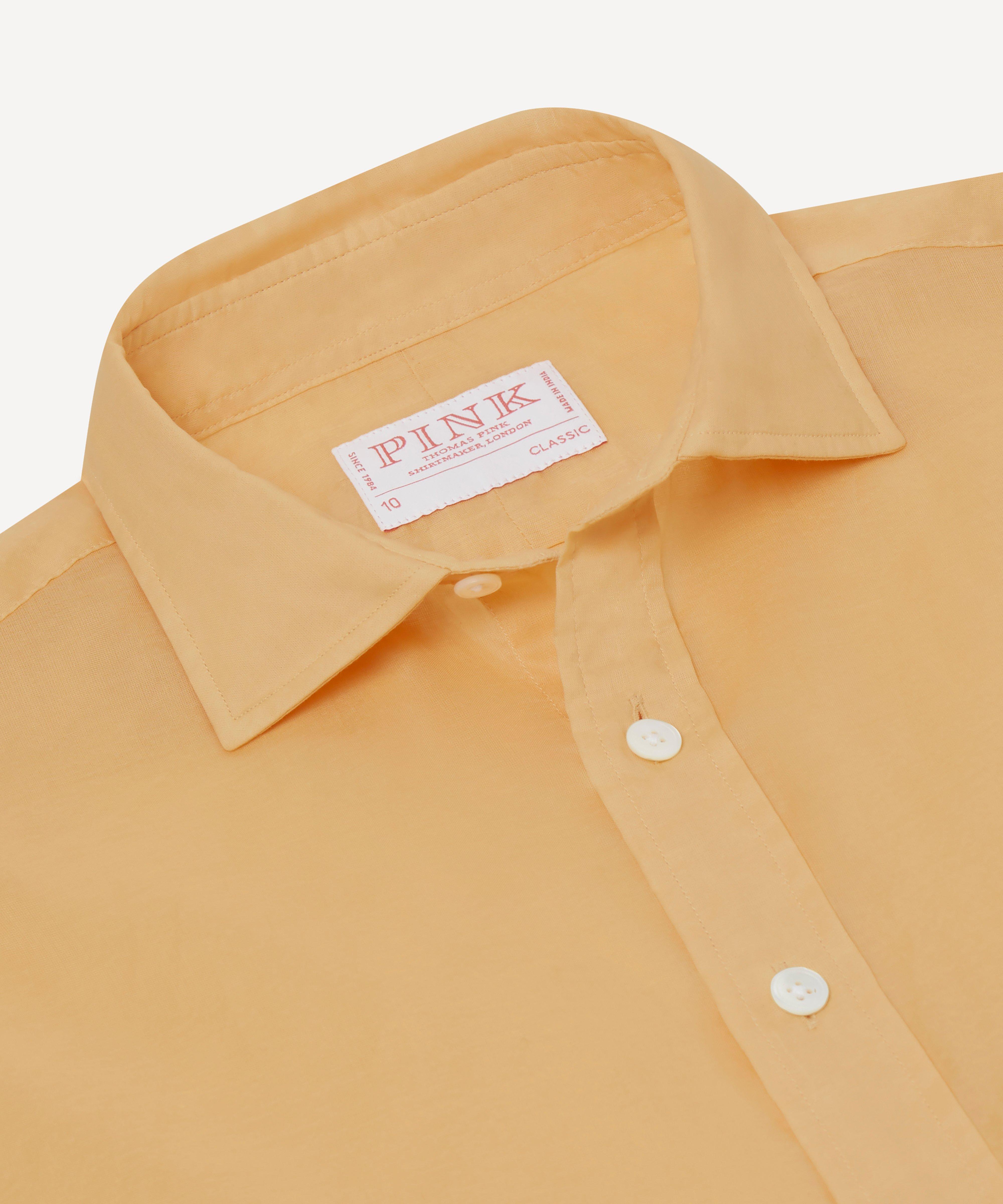 Thomas Pink Women's Classic Fit Lightweight Plain Cotton Shirt-MALFORD OF LONDON SAVILE ROW MENSWEAR OUTLET