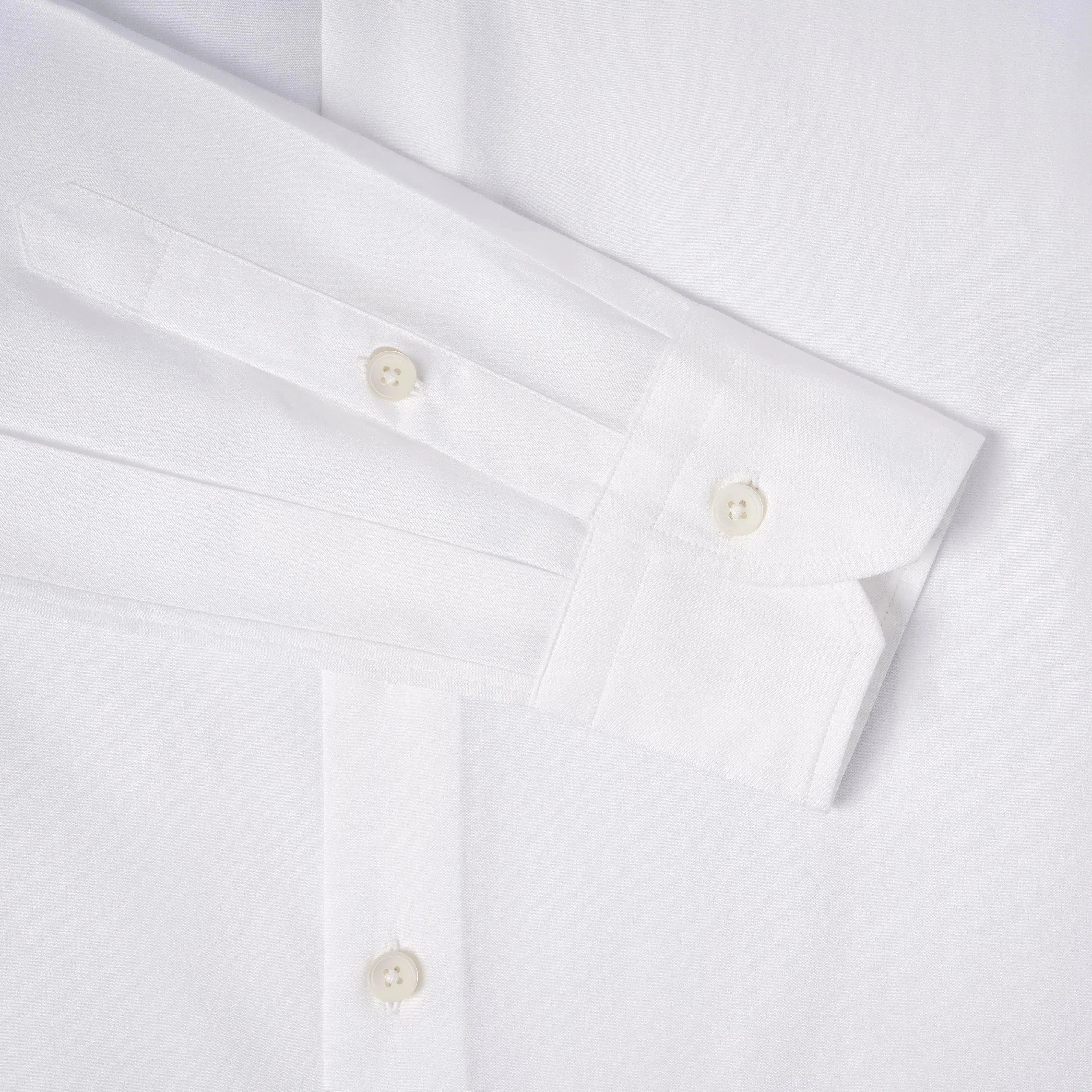 Thomas Pink Women's Classic Plain Cotton Poplin Shirt White-MALFORD OF LONDON SAVILE ROW MENSWEAR OUTLET