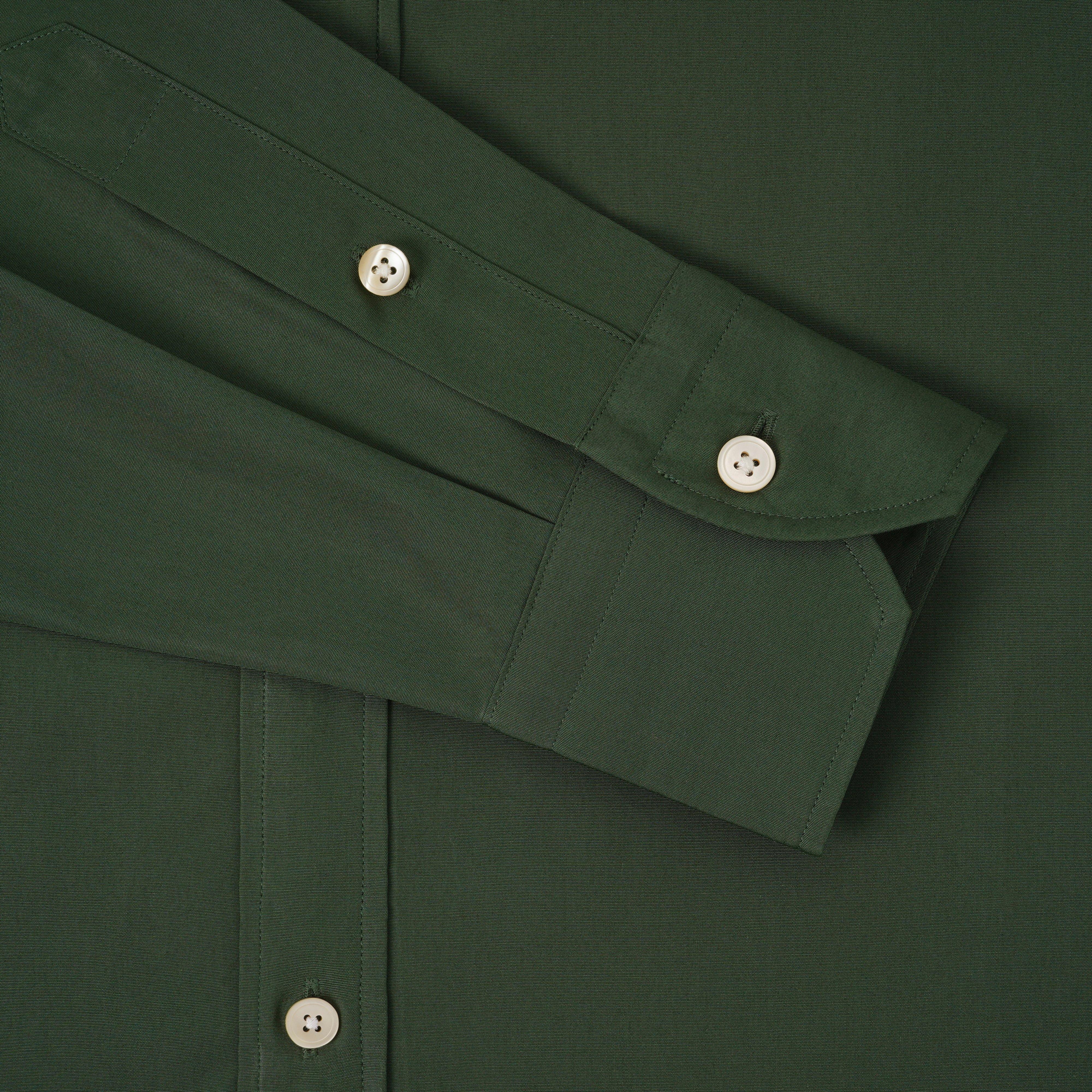 Thomas Pink Women's Classic Regent Cotton Shirt Forest Green-MALFORD OF LONDON SAVILE ROW MENSWEAR OUTLET