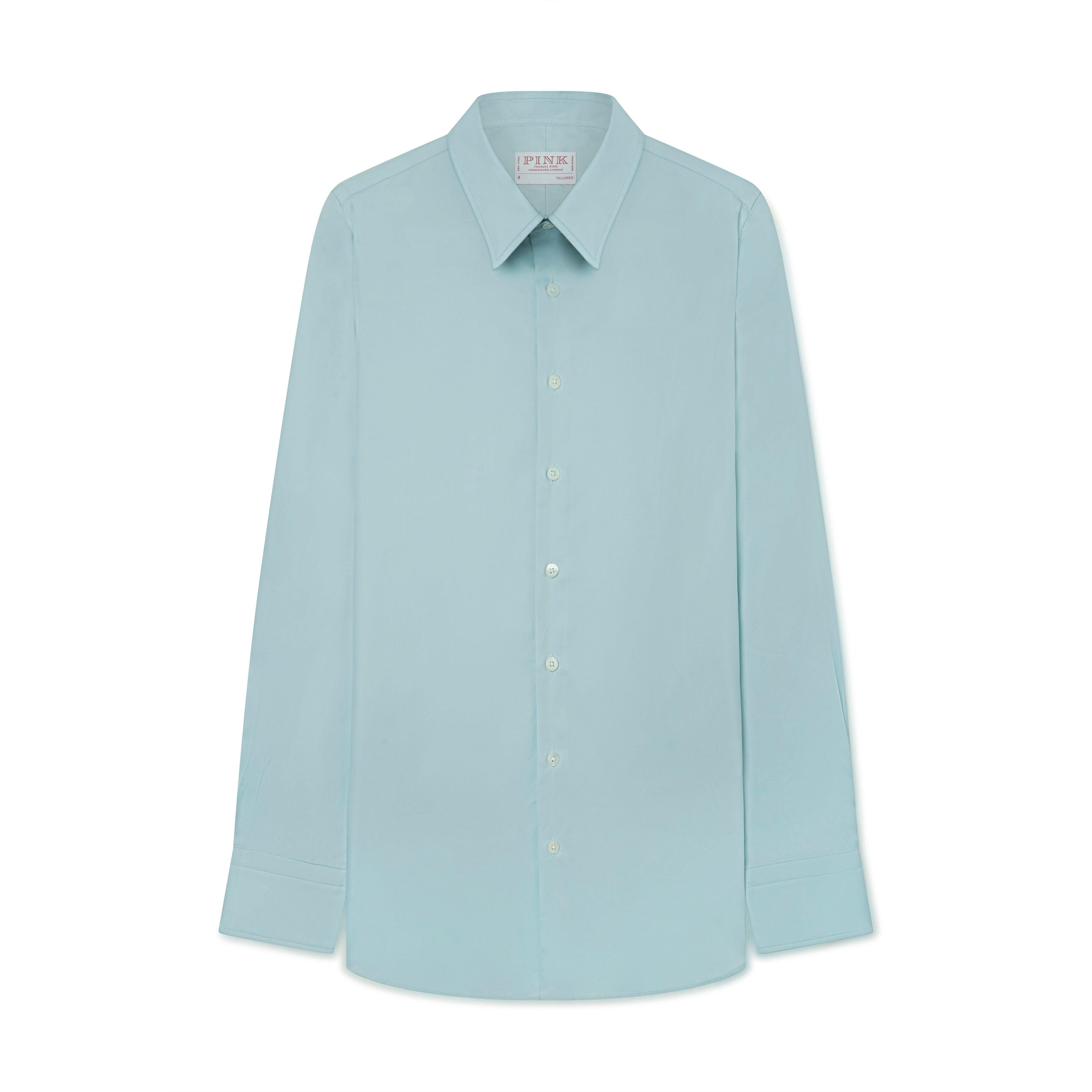 Thomas Pink Women's Tailored Fit Super Piumino Twill Shirt-MALFORD OF LONDON SAVILE ROW MENSWEAR OUTLET