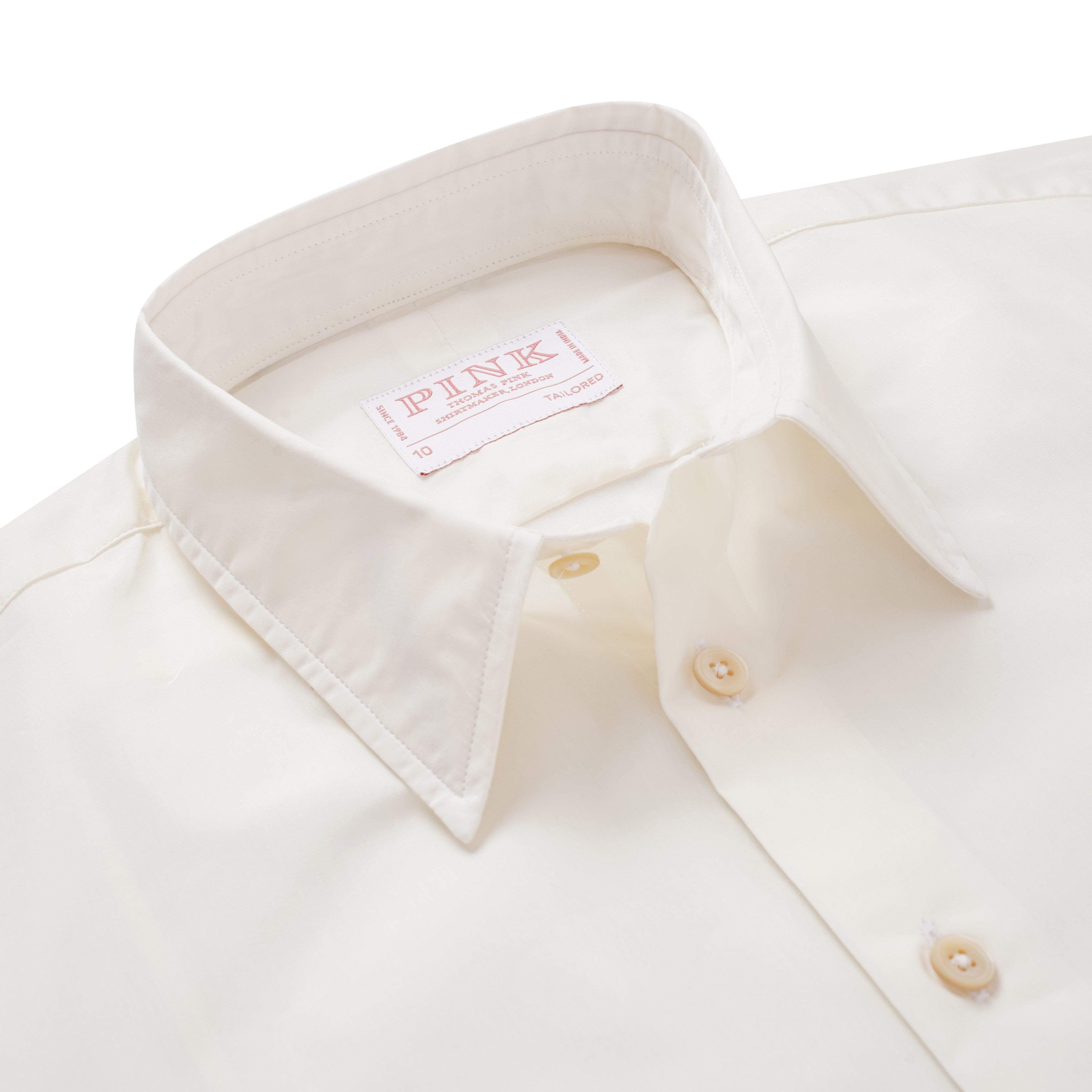 Thomas Pink Women's Tailored Stretch Cotton Shirt Neutral-MALFORD OF LONDON SAVILE ROW MENSWEAR OUTLET