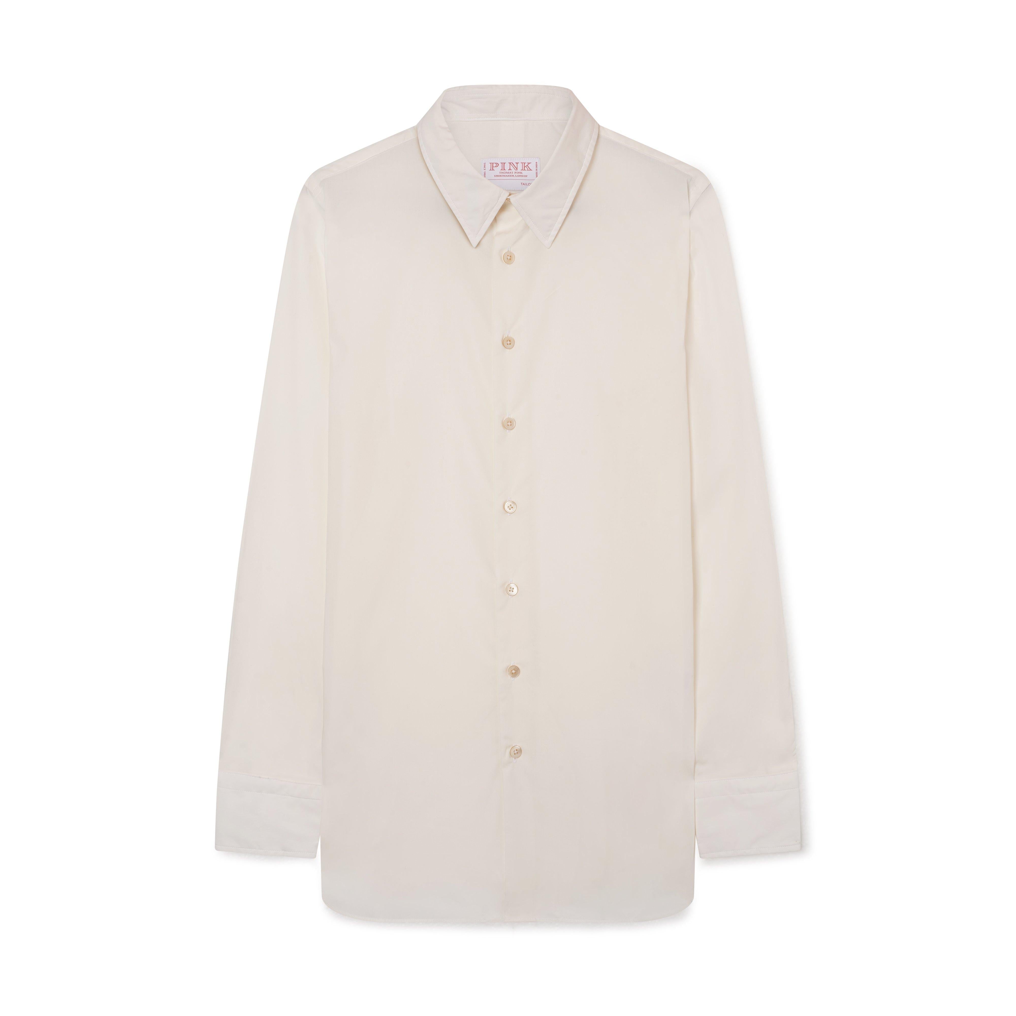 Thomas Pink Women's Tailored Stretch Cotton Shirt Neutral-MALFORD OF LONDON SAVILE ROW MENSWEAR OUTLET