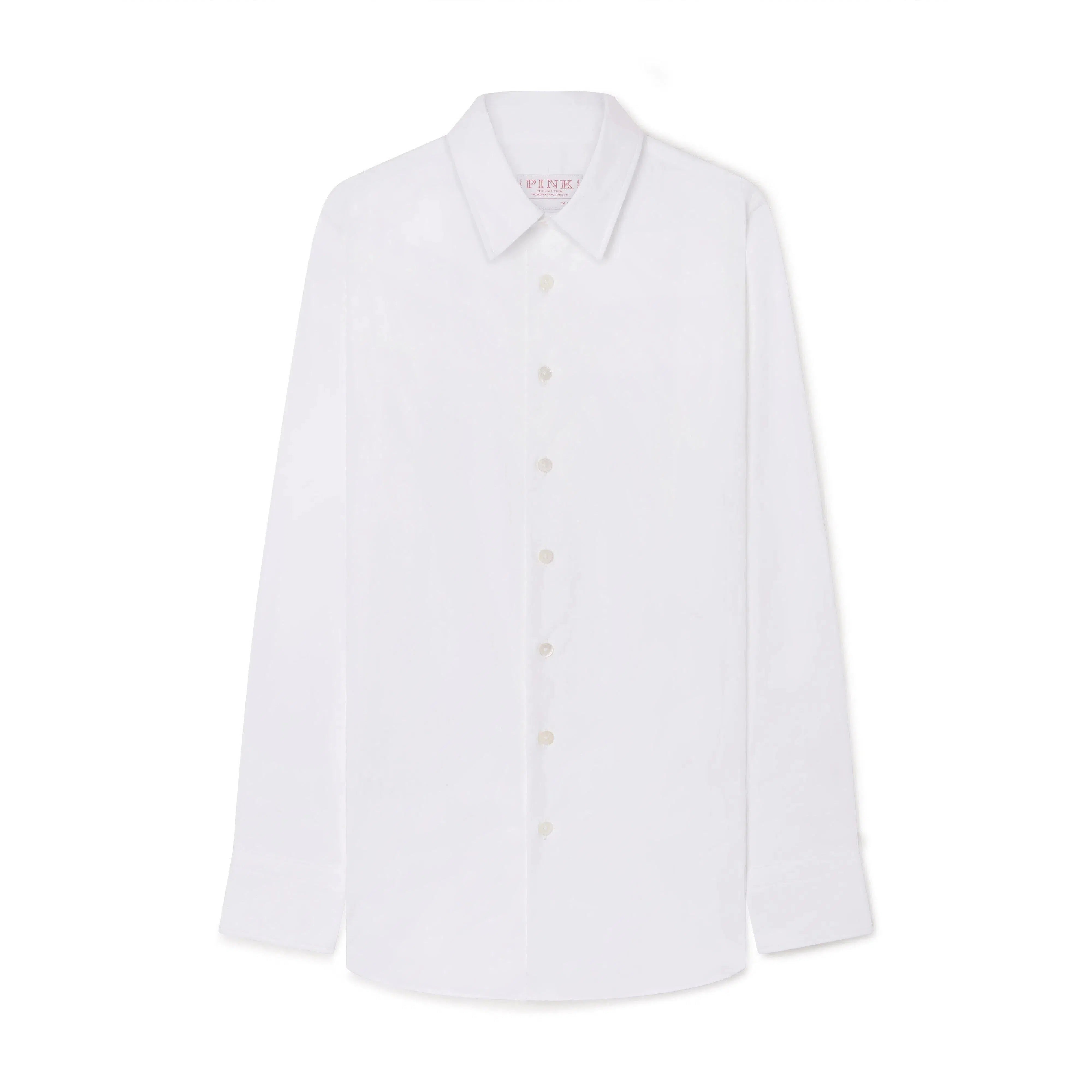 Thomas Pink Women's Tailored Stretch Plain Poplin Shirt White-MALFORD OF LONDON SAVILE ROW MENSWEAR OUTLET