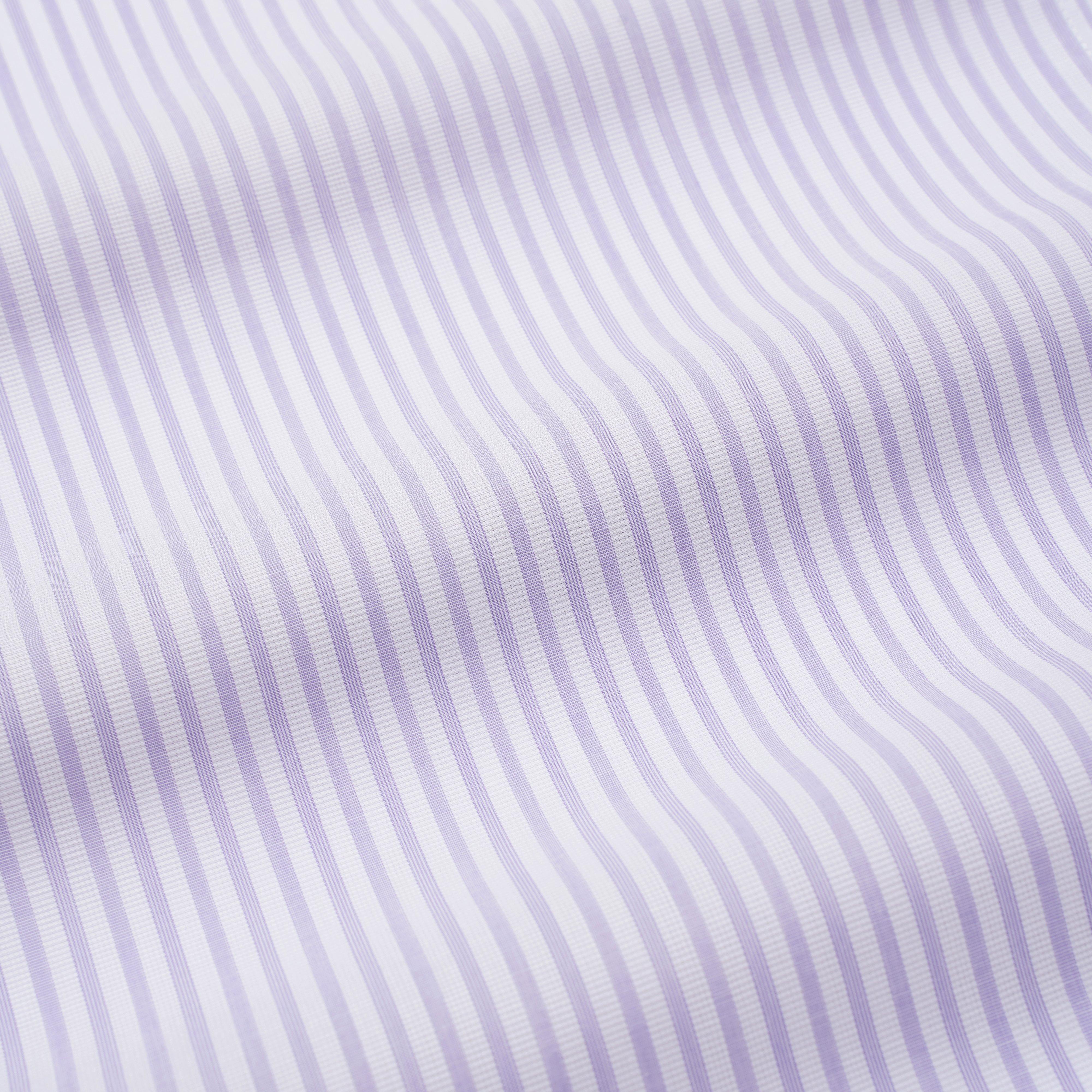 Thomas Pink Women's Tailored Textured Stripe Shirt Purple-MALFORD OF LONDON SAVILE ROW MENSWEAR OUTLET