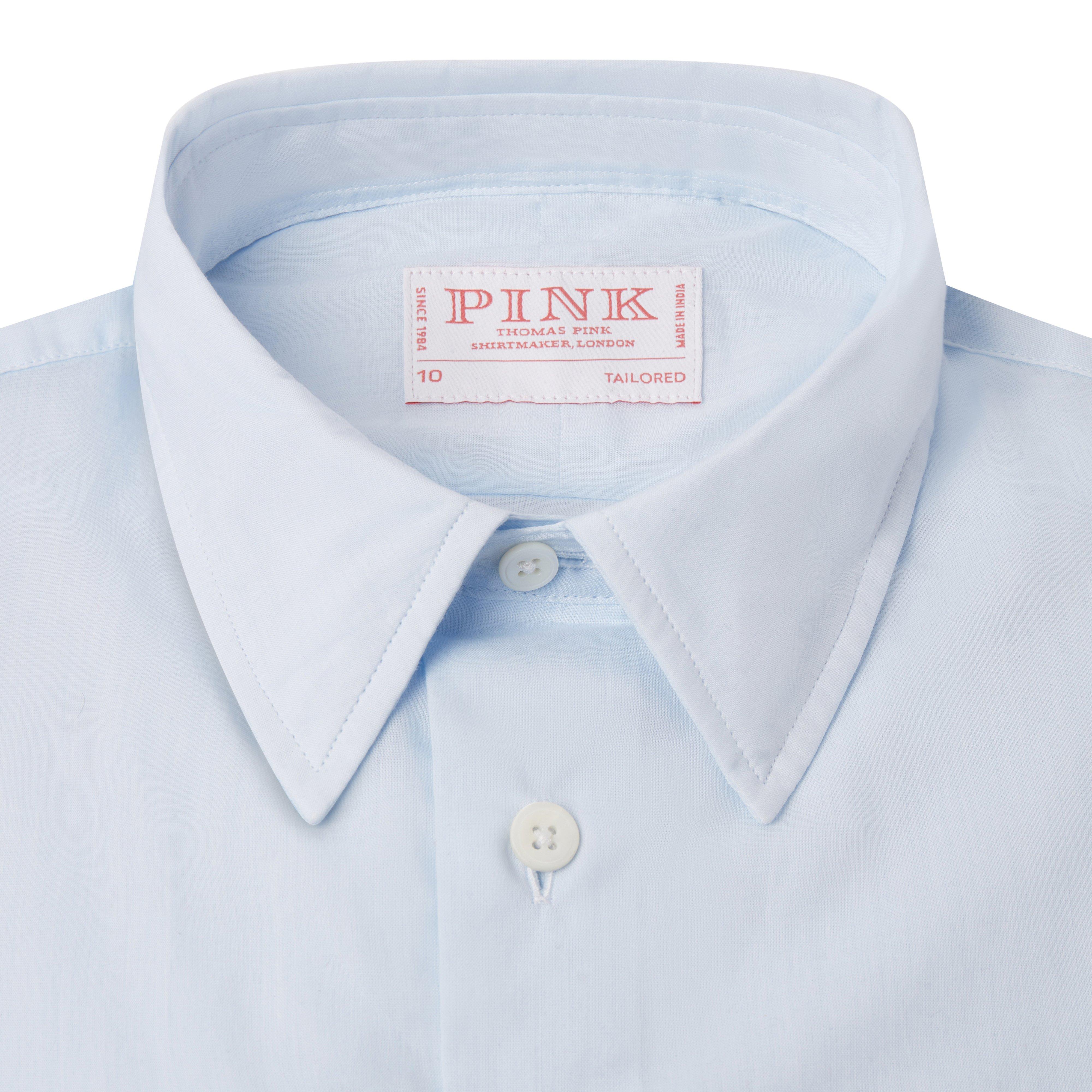 Thomas Pink Women's Tailored Washed Muslin Cotton Shirt Blue-MALFORD OF LONDON SAVILE ROW MENSWEAR OUTLET