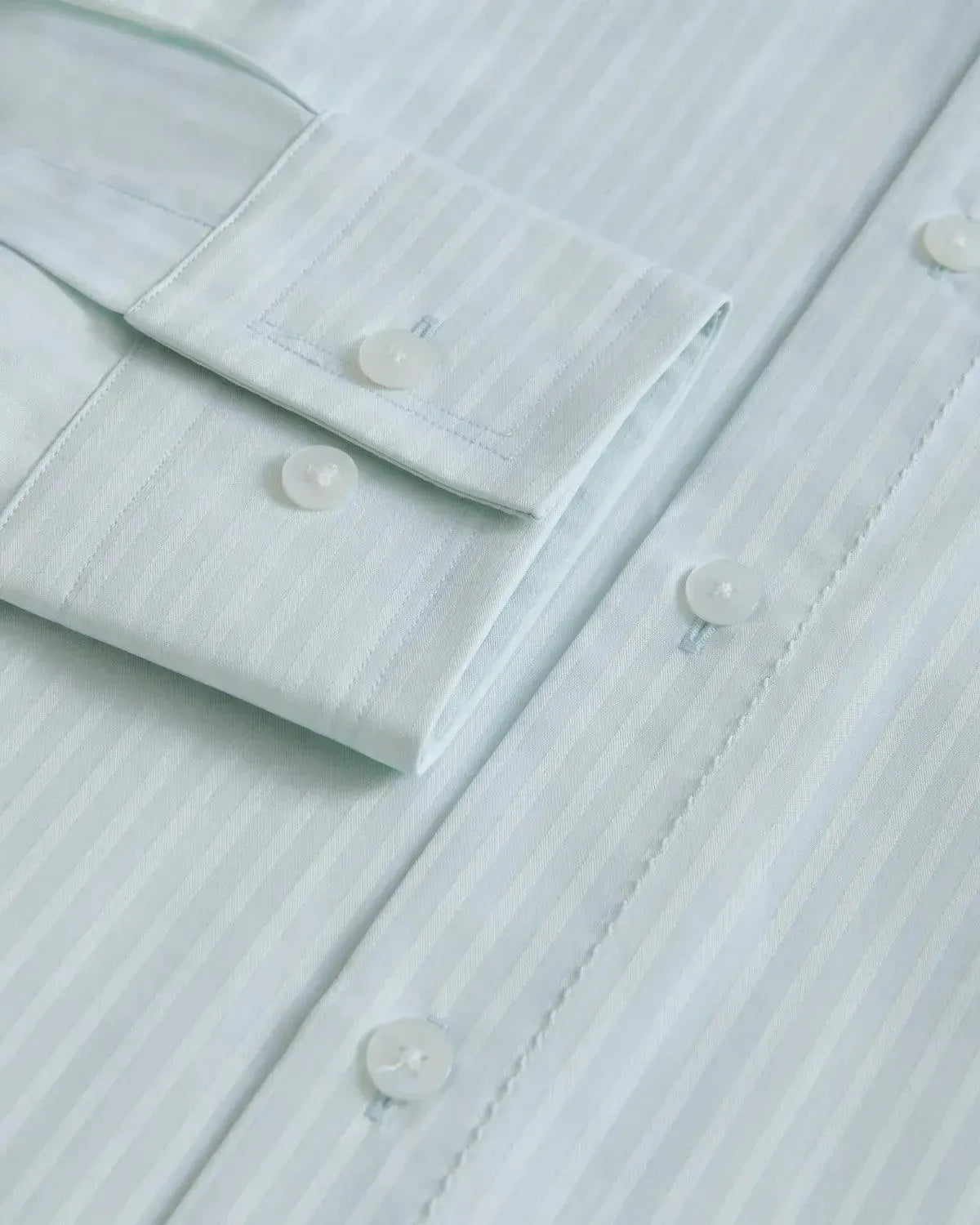 Willaim Hunt Silver Textured Stripe Shirt White-MALFORD OF LONDON SAVILE ROW MENSWEAR OUTLET