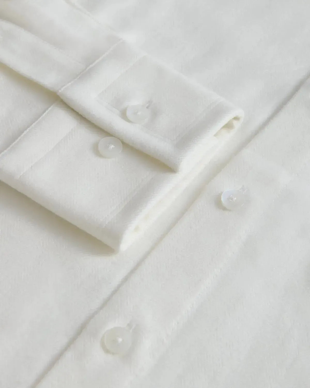 William Hunt Brushed Cotton Shirt White-MALFORD OF LONDON SAVILE ROW MENSWEAR OUTLET