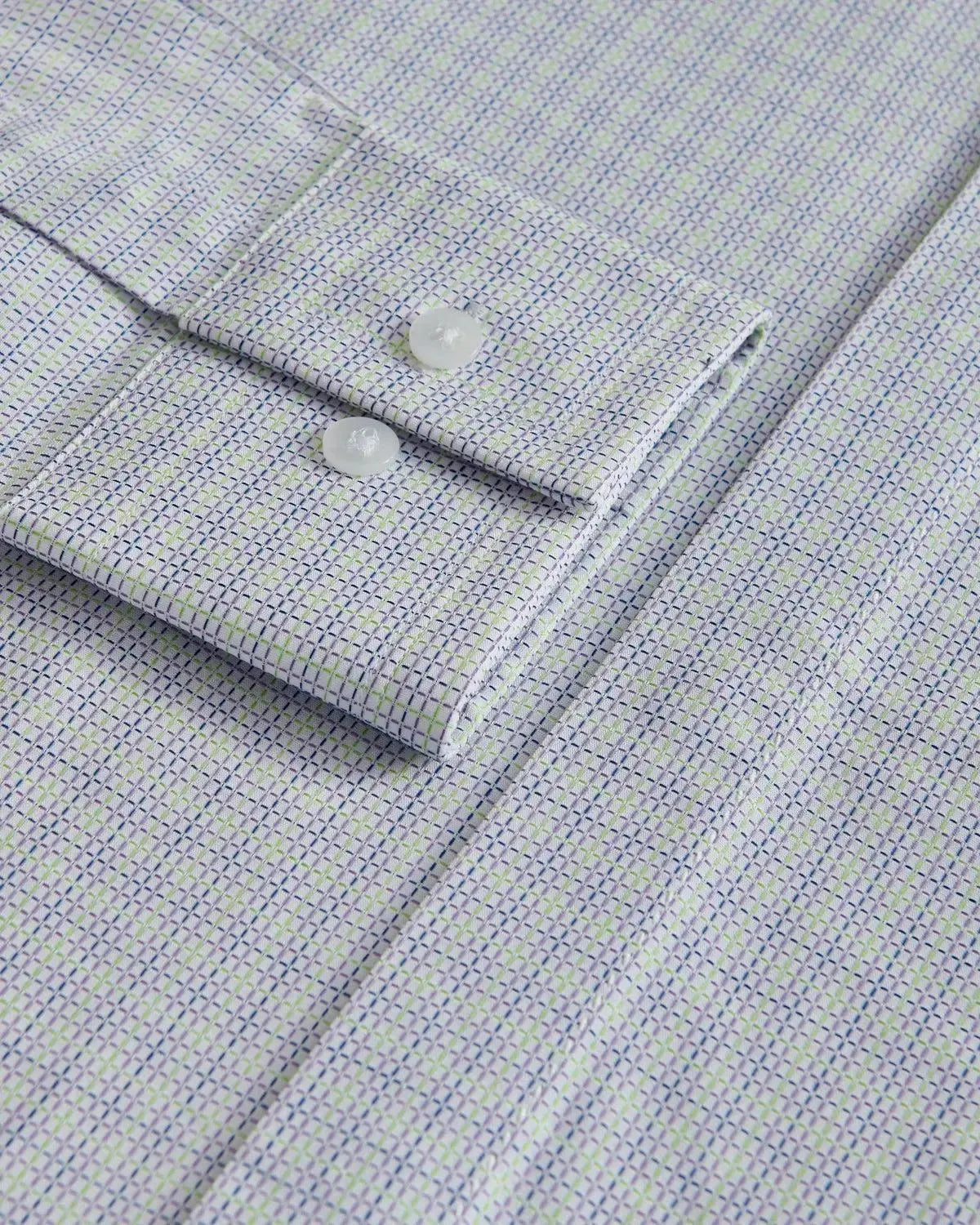 William Hunt Multicolour Check Shirt Blue-MALFORD OF LONDON SAVILE ROW MENSWEAR OUTLET