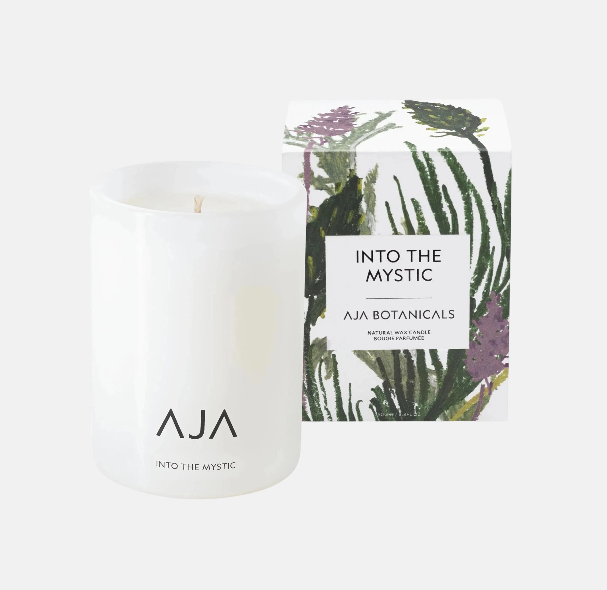 AJA Botanicals Into The Mystic Single Wick Candle - White – Tailored Menswear | Malford of London
