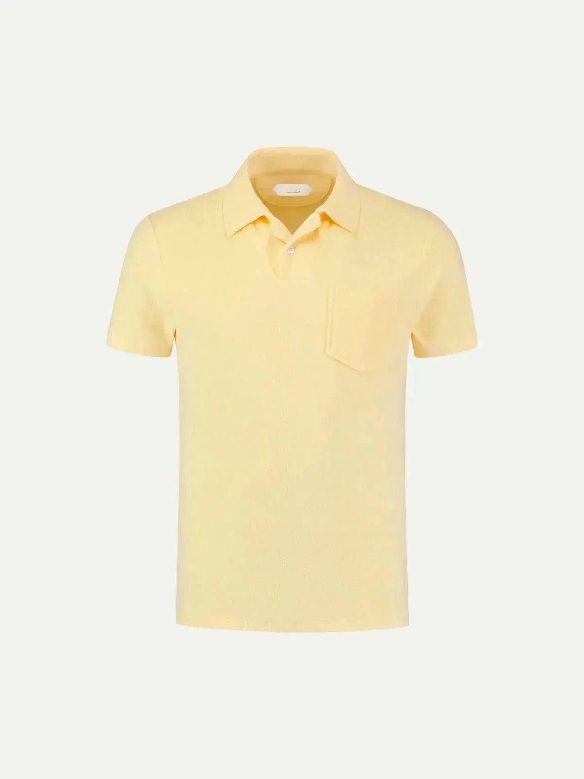 Aurelien Terry Polo Shirt 2 Yellow - Malford_of_London_Tailoring_Archive