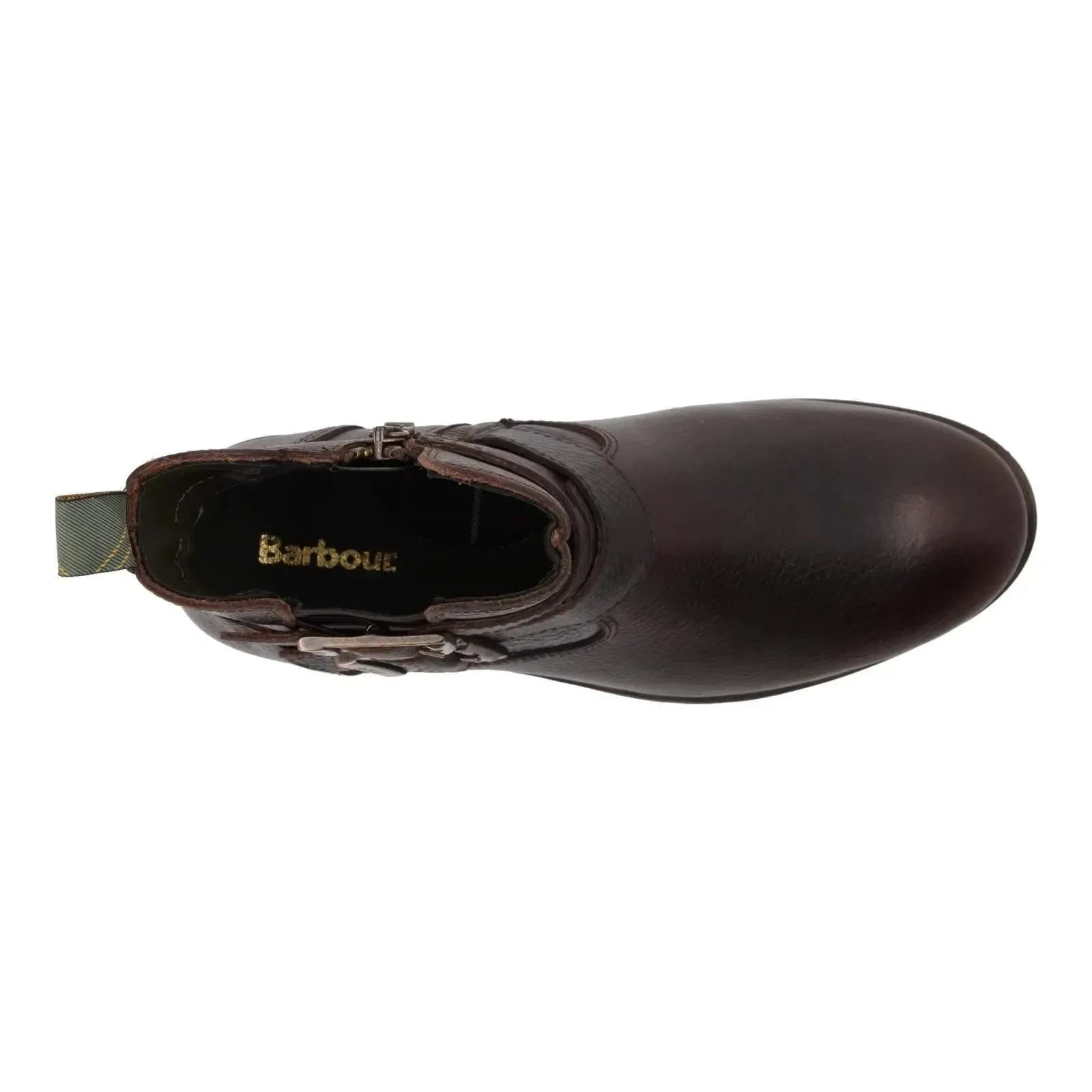BARBOUR Marina Ankle Boots Two Buckle Dark Brown Leather – Savile Row Menswear Outlet | Malford of London