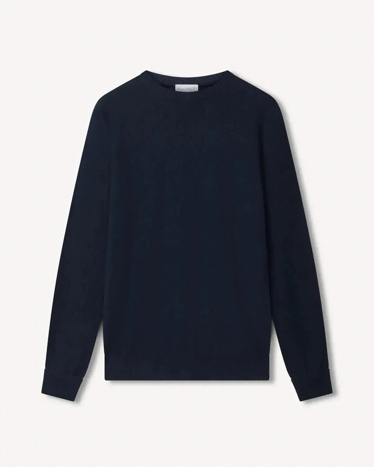 Bernard Weatherill Cashmere Mix Crewneck Navy - Malford_of_London_Tailoring_Archive
