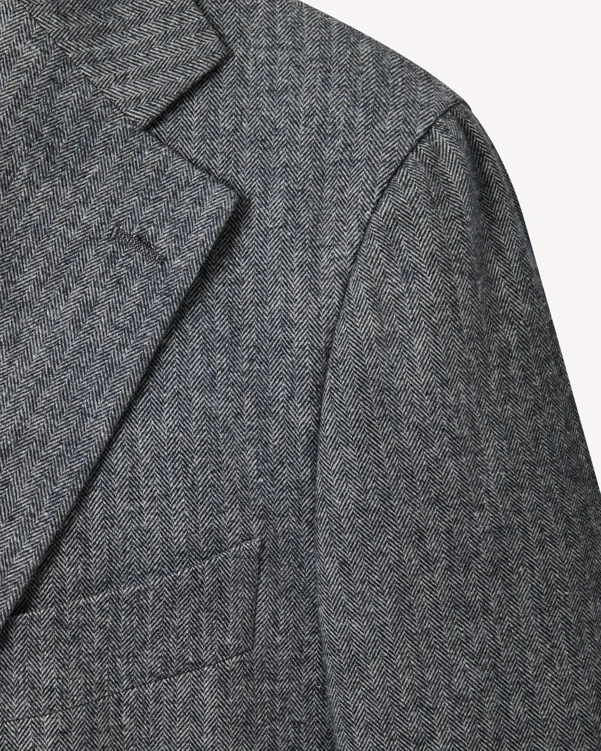 Bernard Weatherill Classic Herringbone Jacket - Malford_of_London_Tailoring_Archive