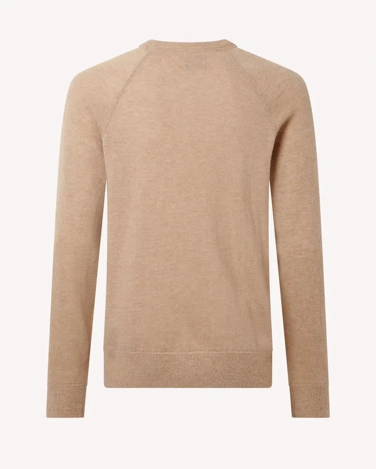 Bernard Weatherill Crewneck Pullover Jumper Camel - Malford_of_London_Tailoring_Archive