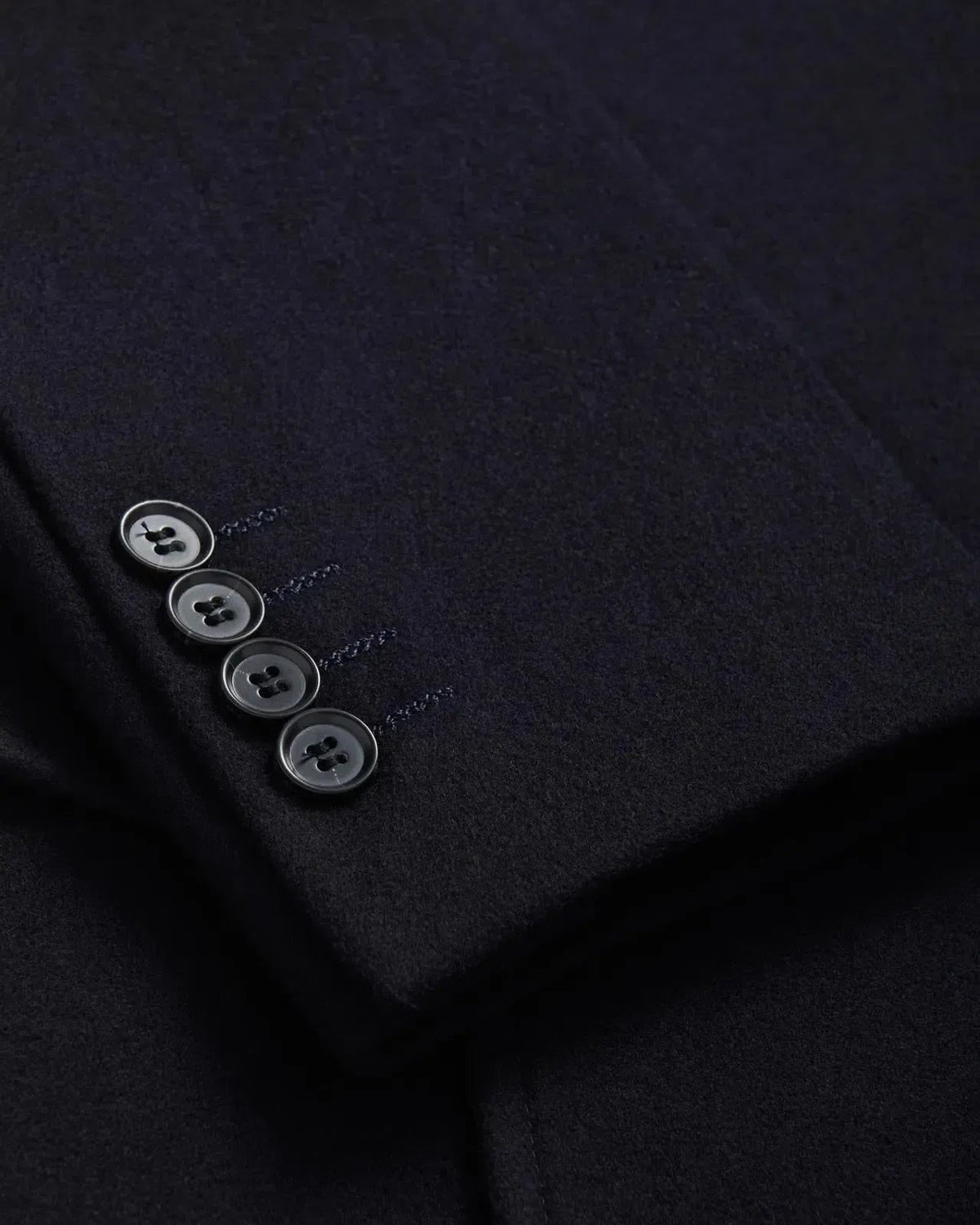 Bernard Weatherill Double Breasted Wool Peacoat Navy Blue - Malford_of_London_Tailoring_Archive