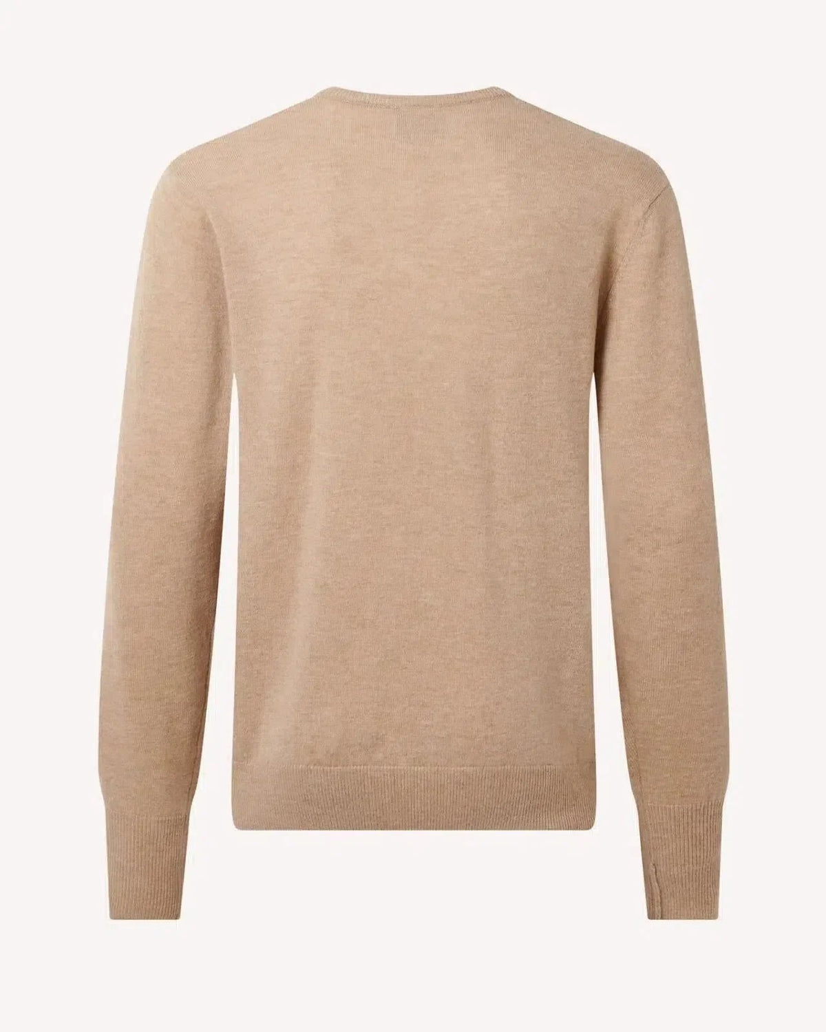 Bernard Weatherill V-Neck Pullover Jumper Camel - Malford_of_London_Tailoring_Archive