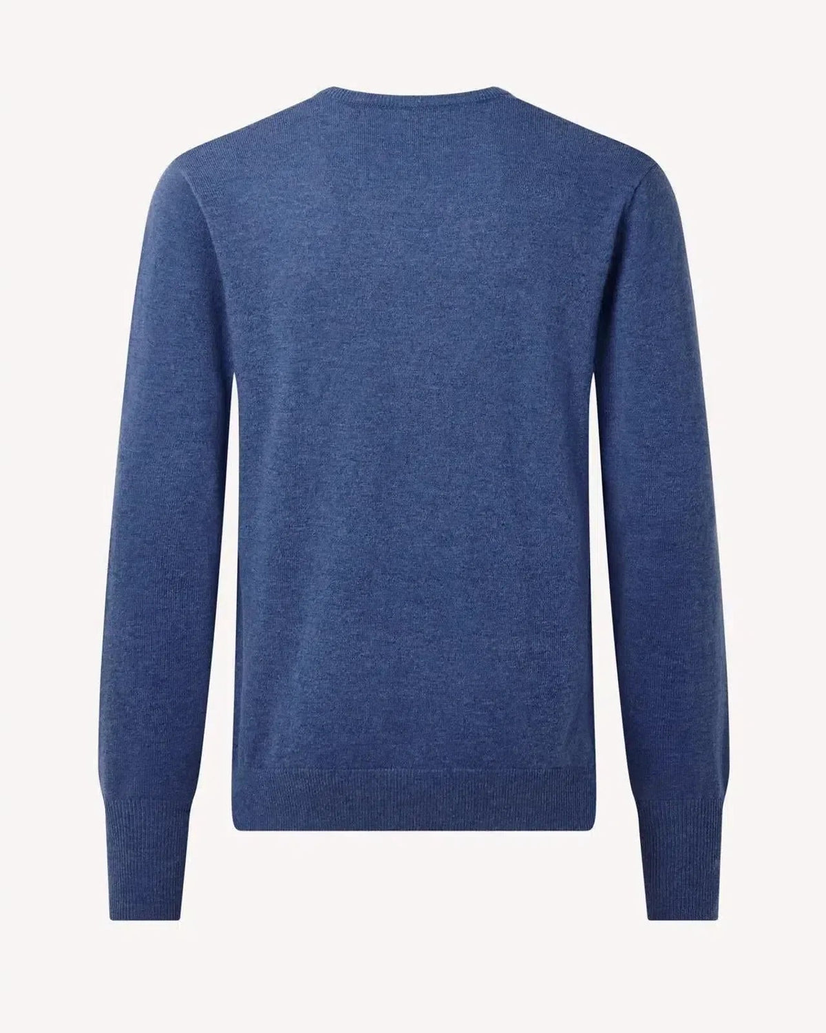 Bernard Weatherill V-Neck Pullover Jumper Channel Isle Blue - Malford_of_London_Tailoring_Archive