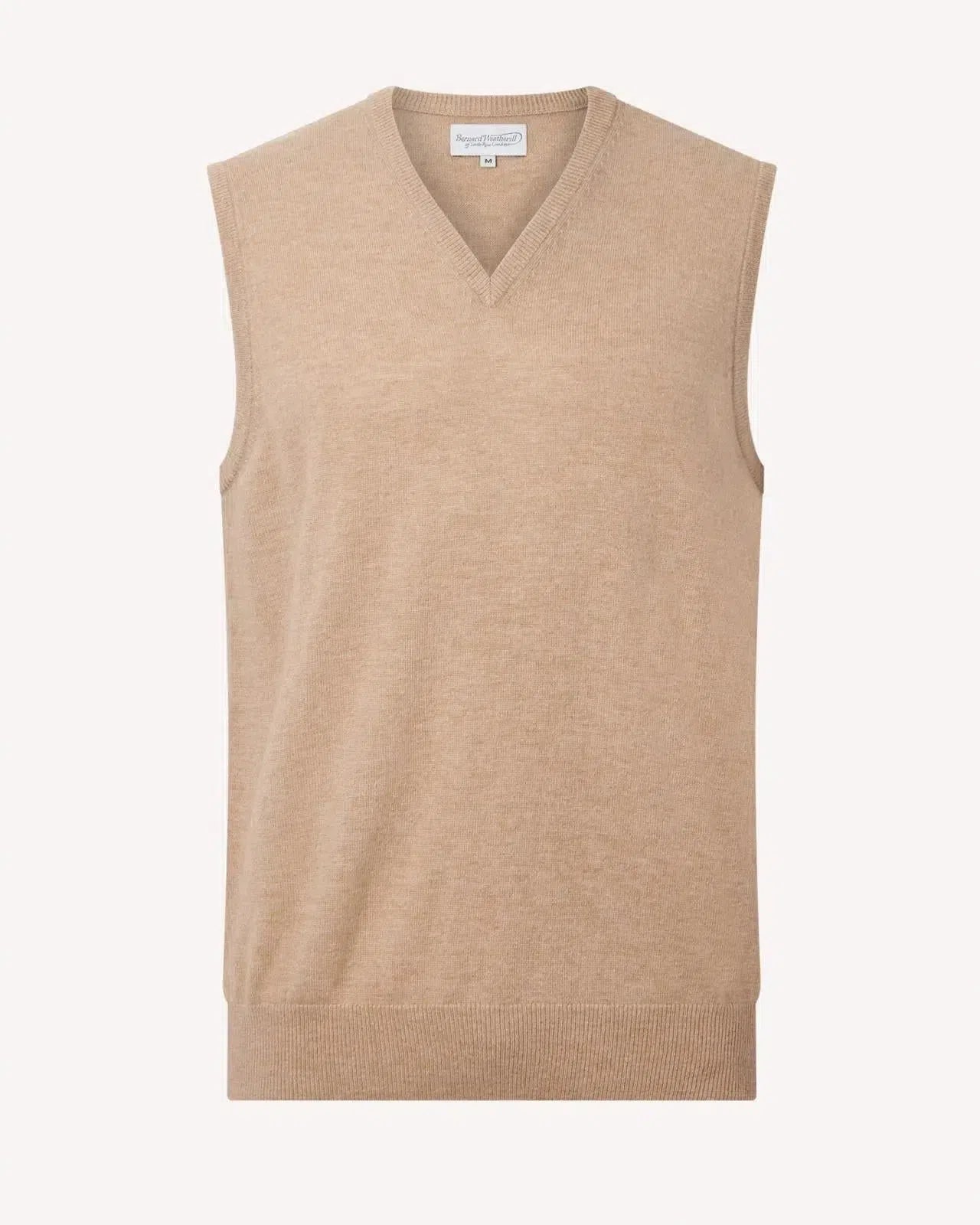 Bernard Weatherill V - Neck Vest Gilet Camel – Tailored Menswear | Malford of London