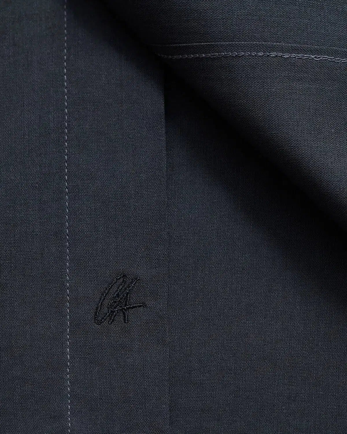 Charlie Allen Blue Black Poplin Shirt - Malford_of_London_Tailoring_Archive