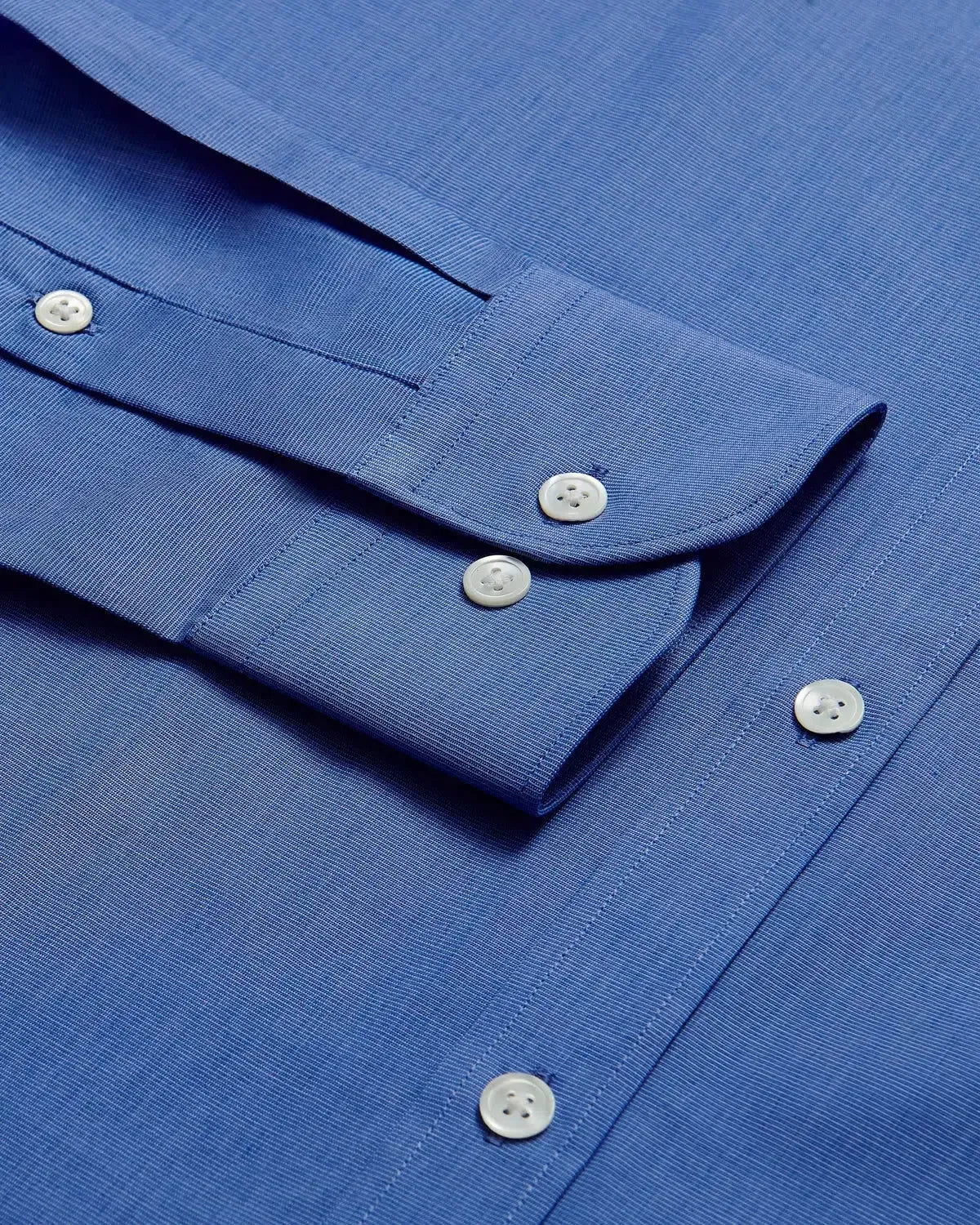 Charlie Allen Cotton Shirt Mid Blue - Malford_of_London_Tailoring_Archive