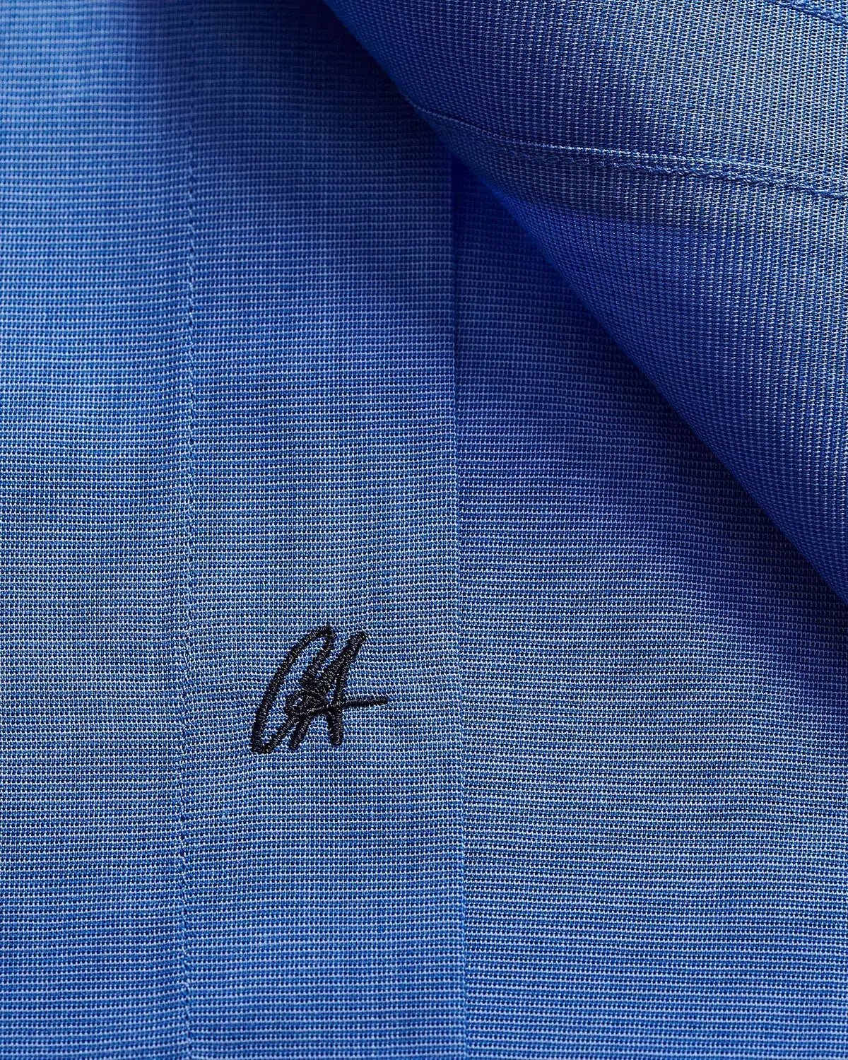 Charlie Allen Cotton Shirt Mid Blue - Malford_of_London_Tailoring_Archive