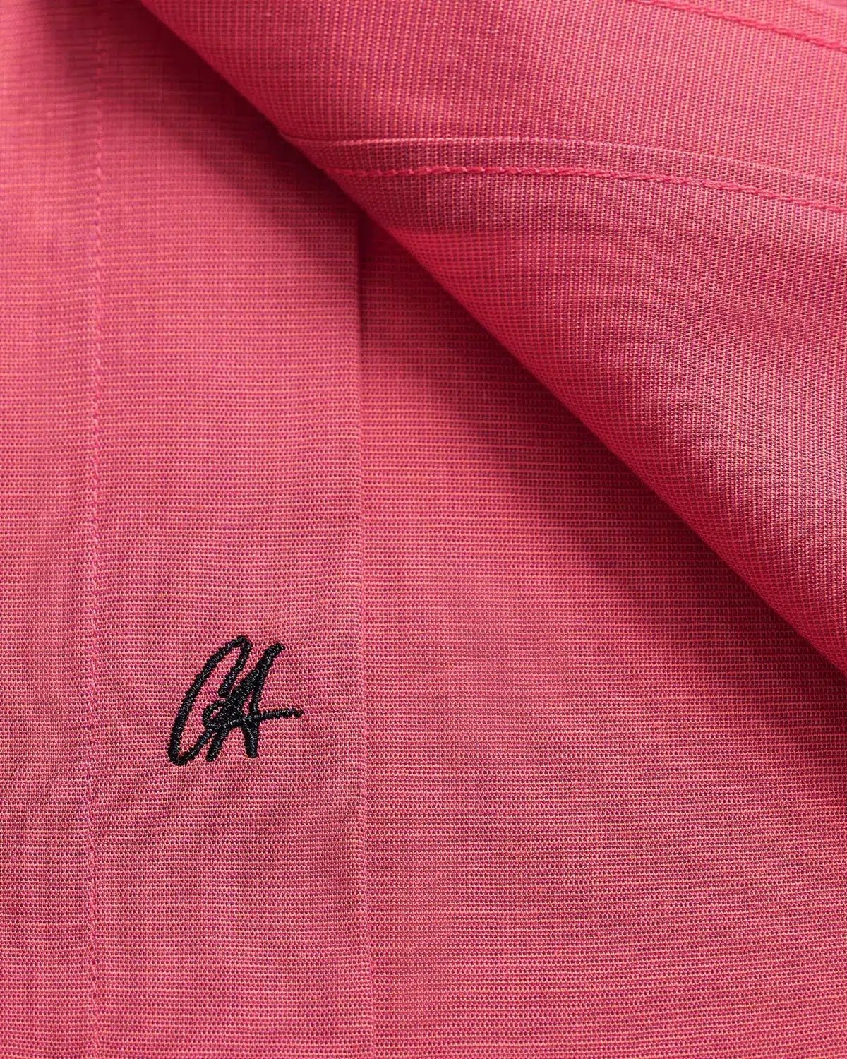 Charlie Allen Poplin Shirt Fuschia - Malford_of_London_Tailoring_Archive