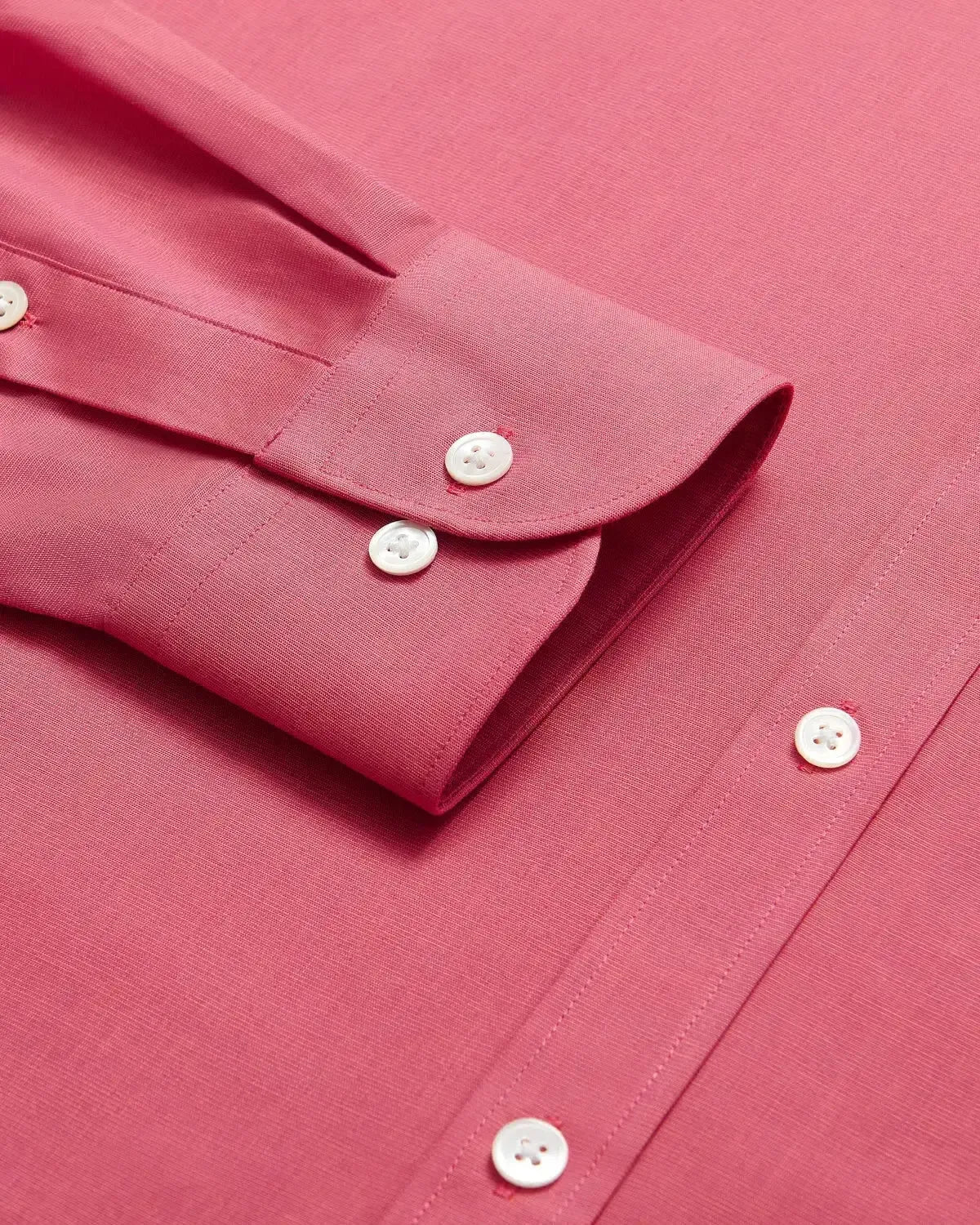 Charlie Allen Poplin Shirt Fuschia - Malford_of_London_Tailoring_Archive
