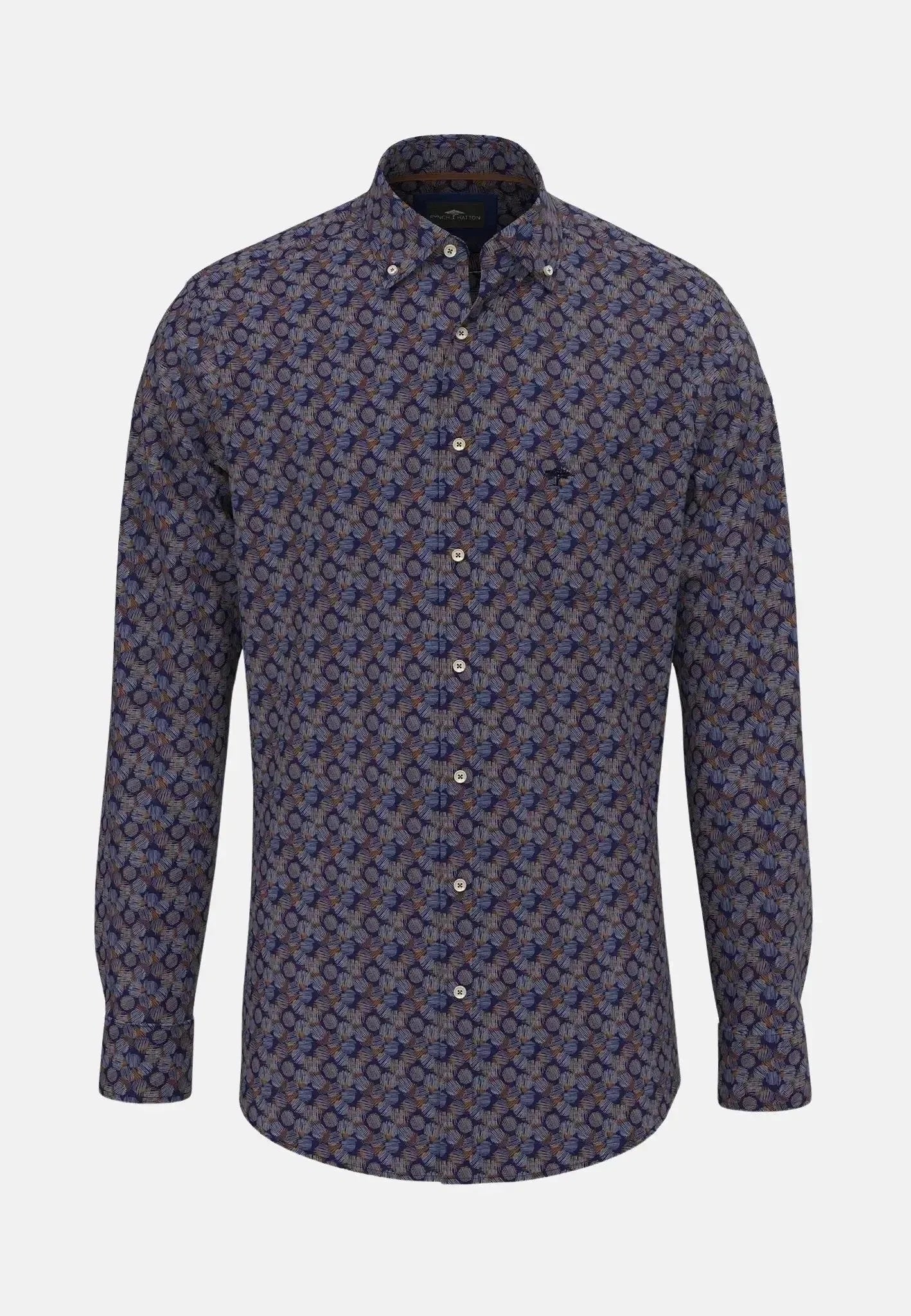 Fynch - Hatton Allover Modern Print Shirt Hazel – Tailored Menswear | Malford of London