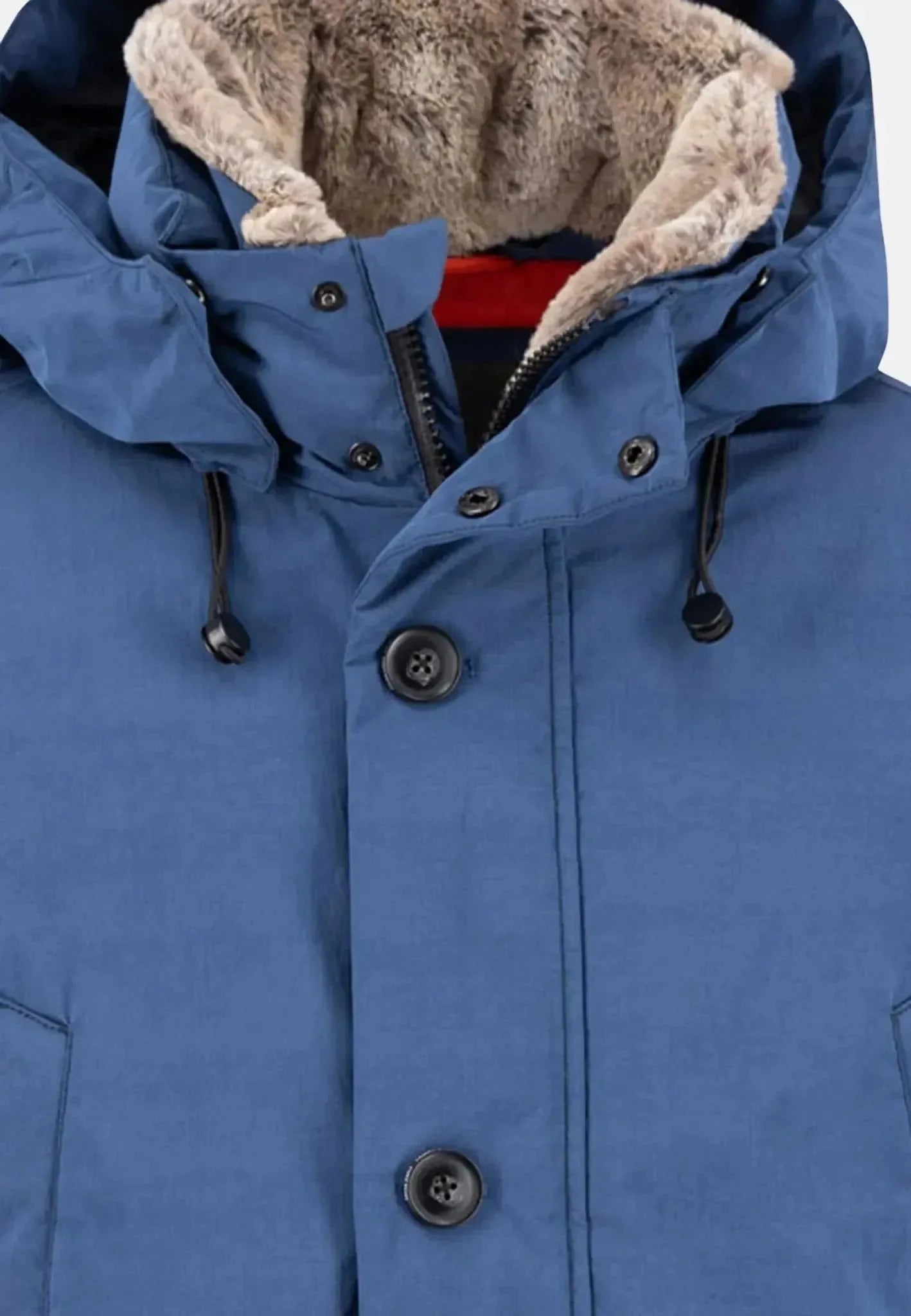 Fynch - Hatton Hooded Winter Parka Jacket Misty Blue – Tailored Menswear | Malford of London