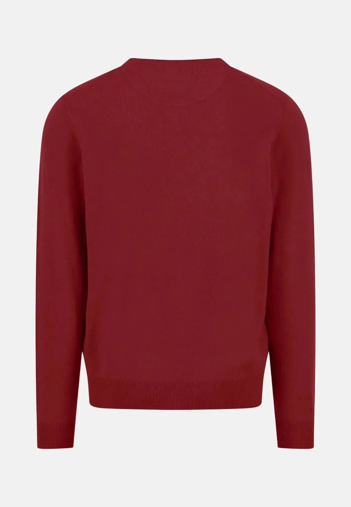 Fynch - Hatton Merino Wool Cashmere V - Neck Knit Garnet Red – Tailored Menswear | Malford of London