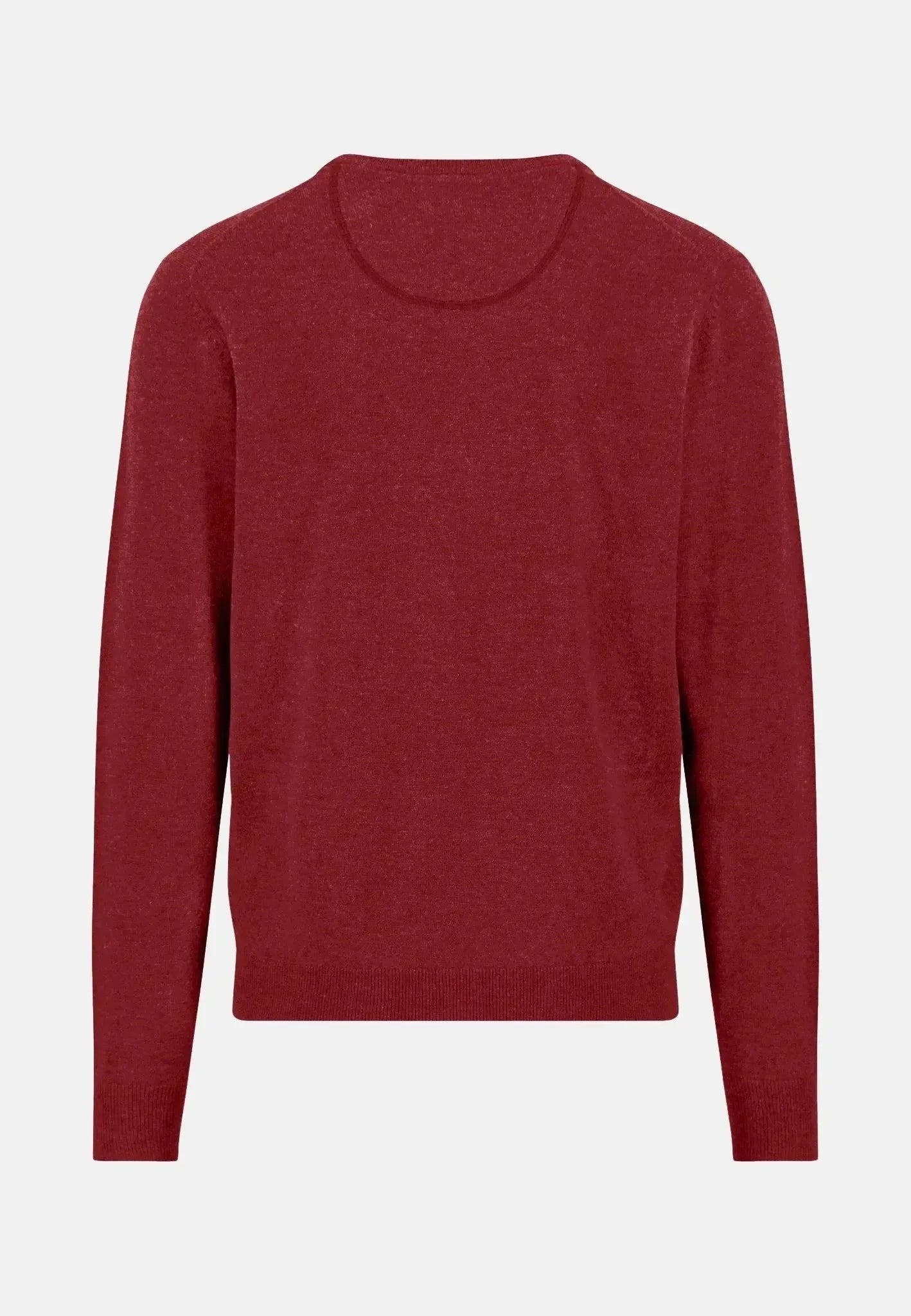 Fynch - Hatton Pure Lambswool V - Neck Knit Garnet Red – Tailored Menswear | Malford of London