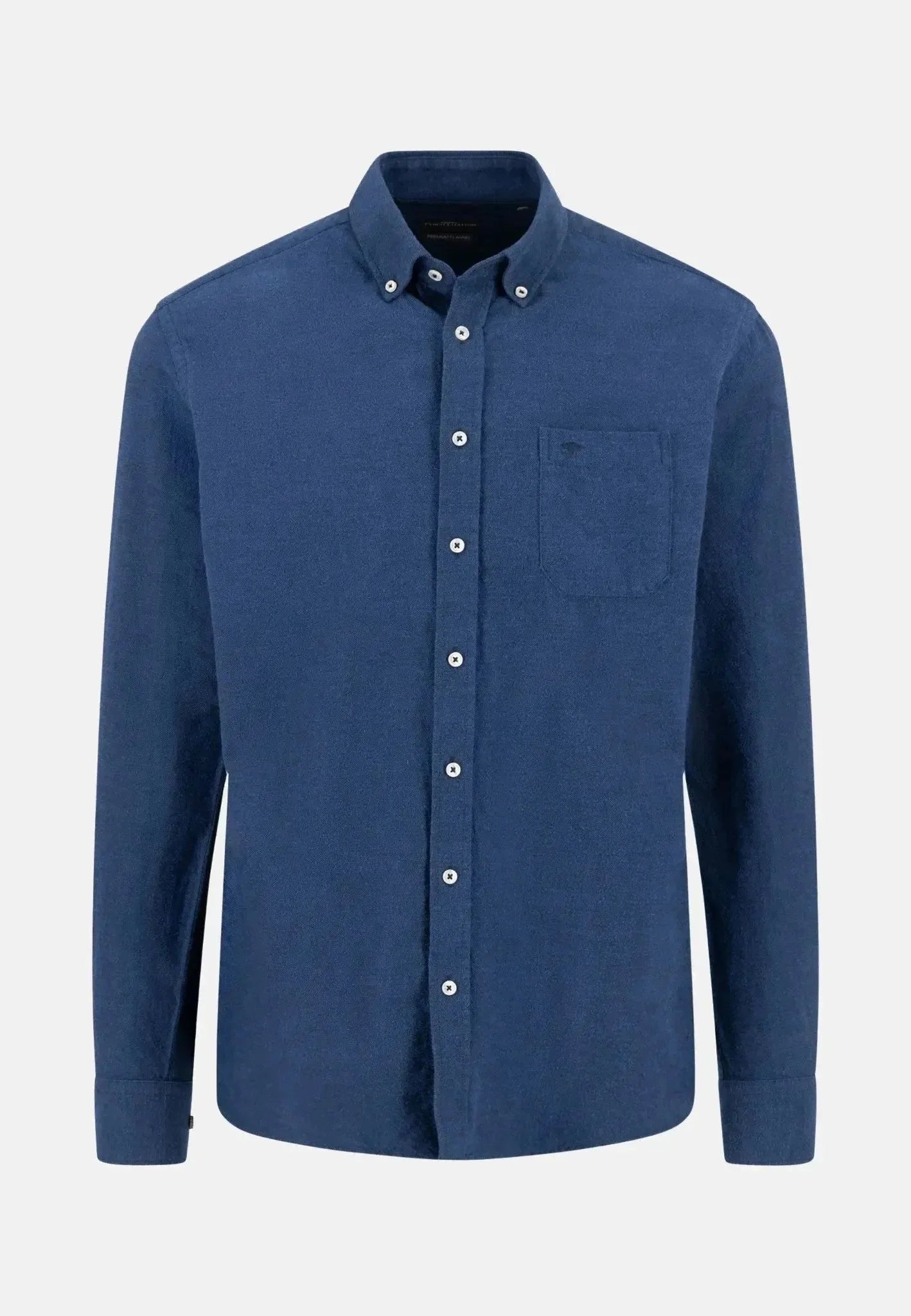 Fynch - Hatton Winter Solid Button Down Shirt Navy – Tailored Menswear | Malford of London