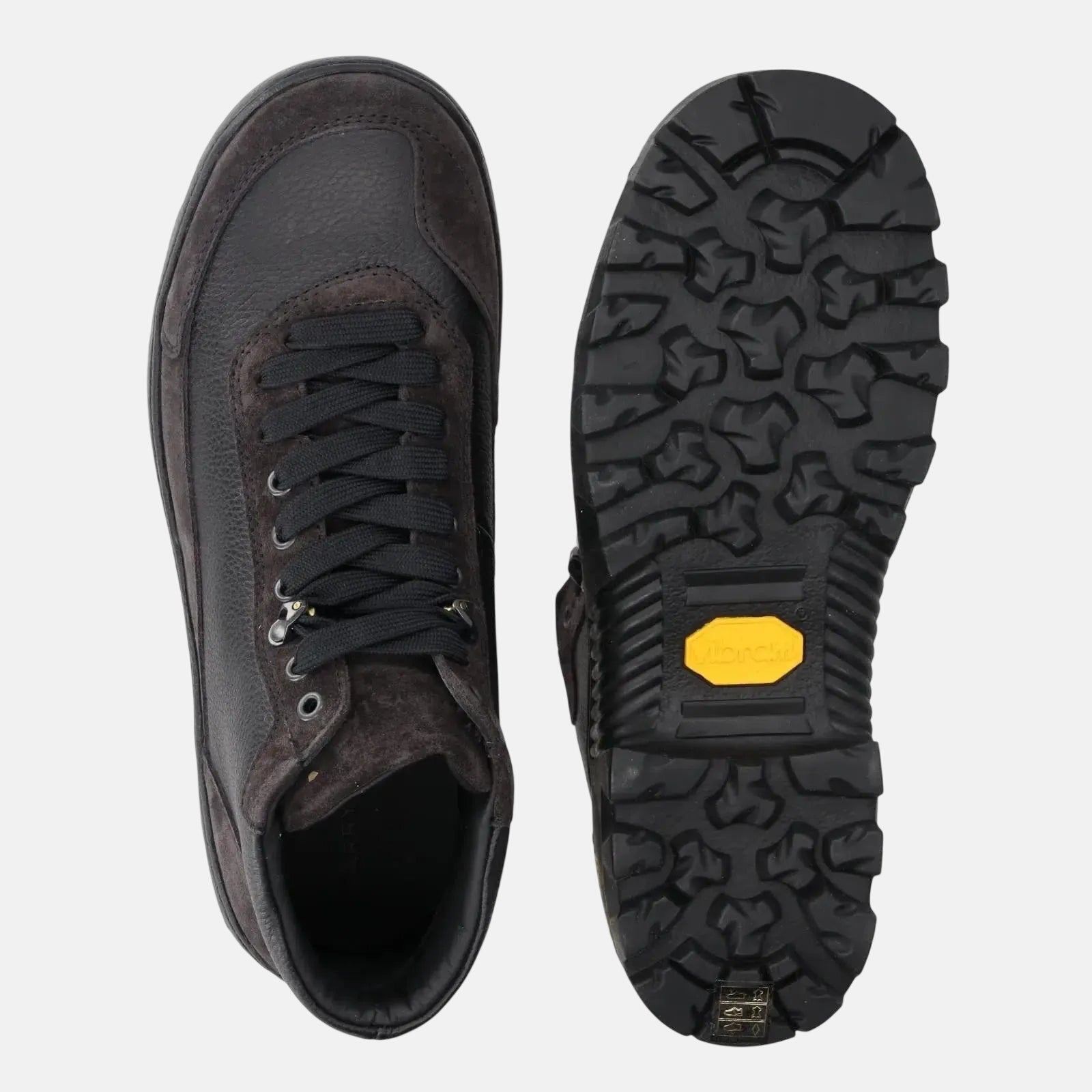 Harrys Of London Eccles Suede Milled Leather Walking Boot Charcoal Black – Savile Row Menswear Outlet | Malford of London