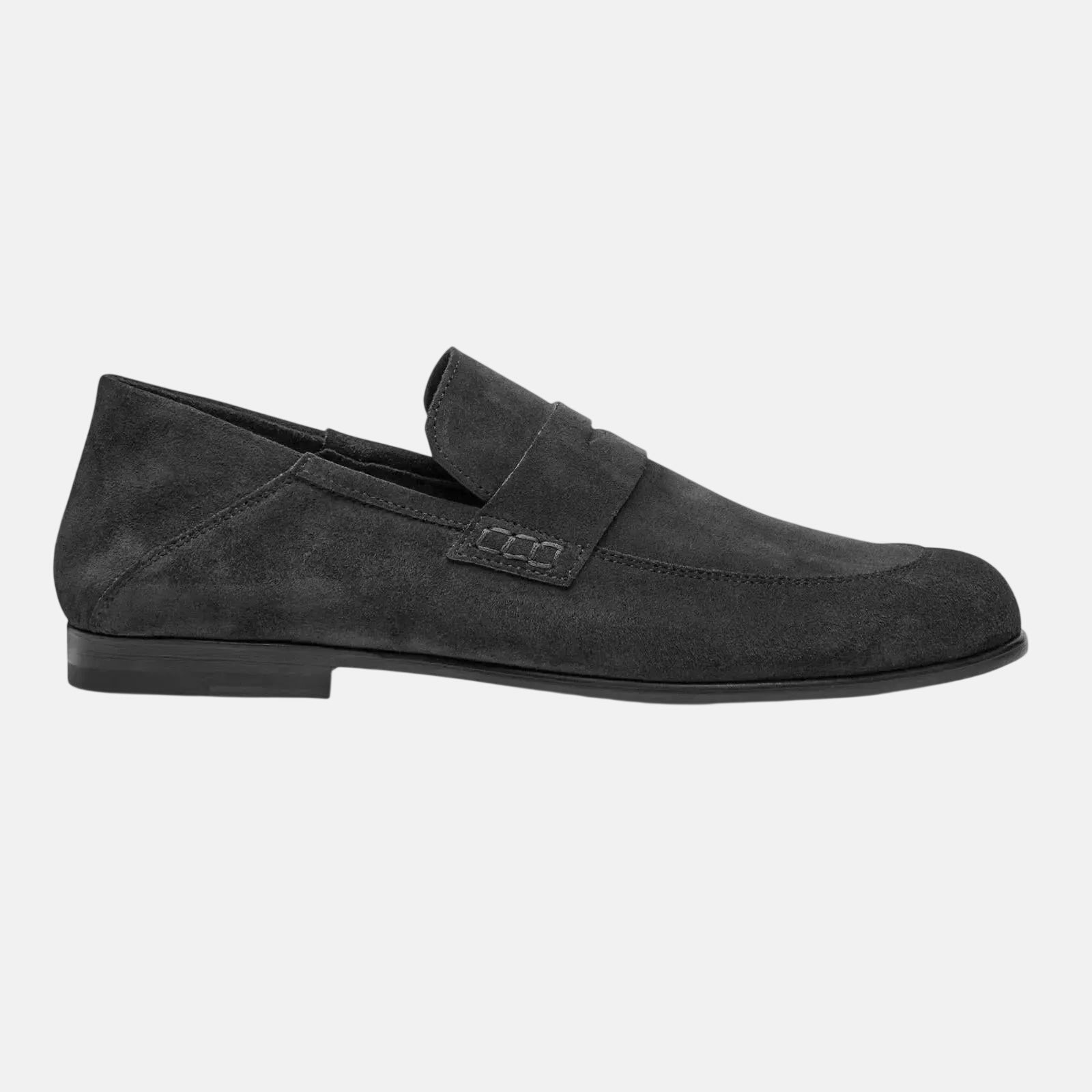 Harrys Of London Edward Soft F Suede Shoe Black – Savile Row Menswear Outlet | Malford of London