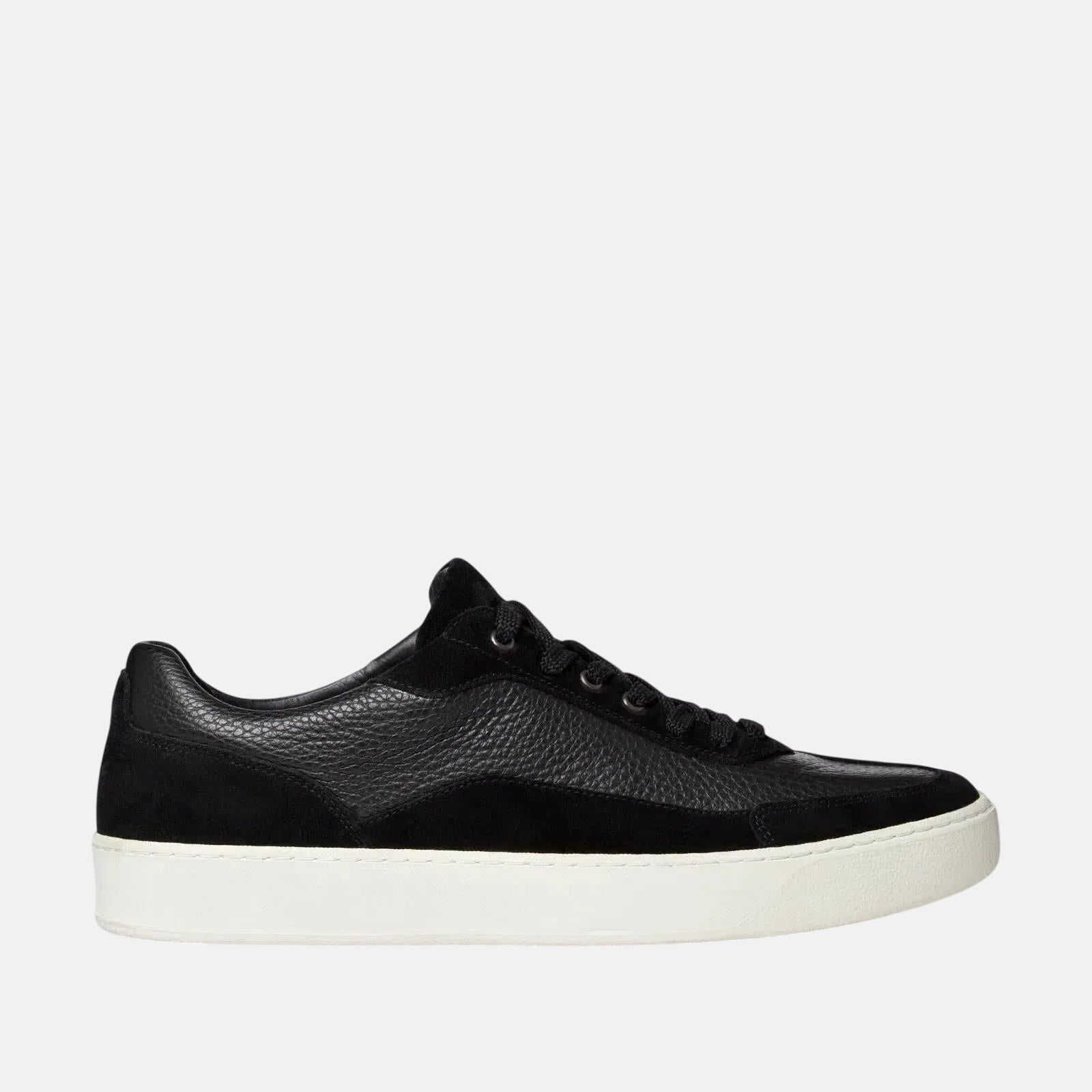 Harrys Of London Finch Suede/Soft Milled Calf Trainer Black – Tailored Menswear | Malford of London