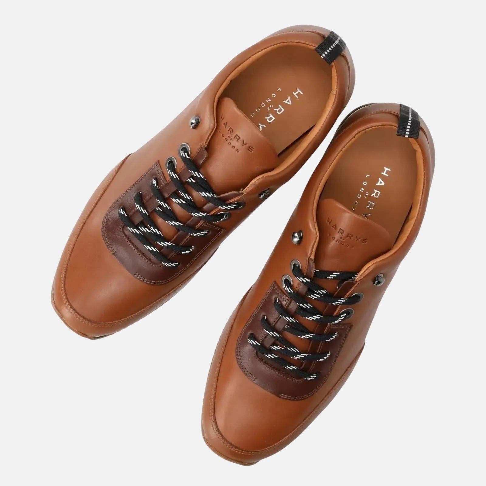Harrys Of London Speedplay Artisan Calf Cigar - Dark Brown Hiker Sole Nat/Blk/Wht – Savile Row Menswear Outlet | Malford of London