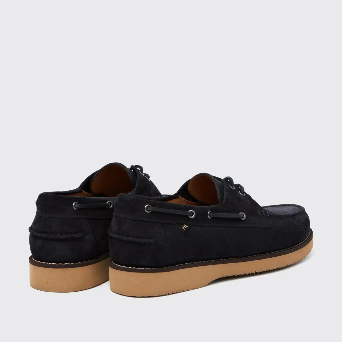 Harrys Of London Yates Suede Shoes Dark Navy - Malford_of_London_Tailoring_Archive