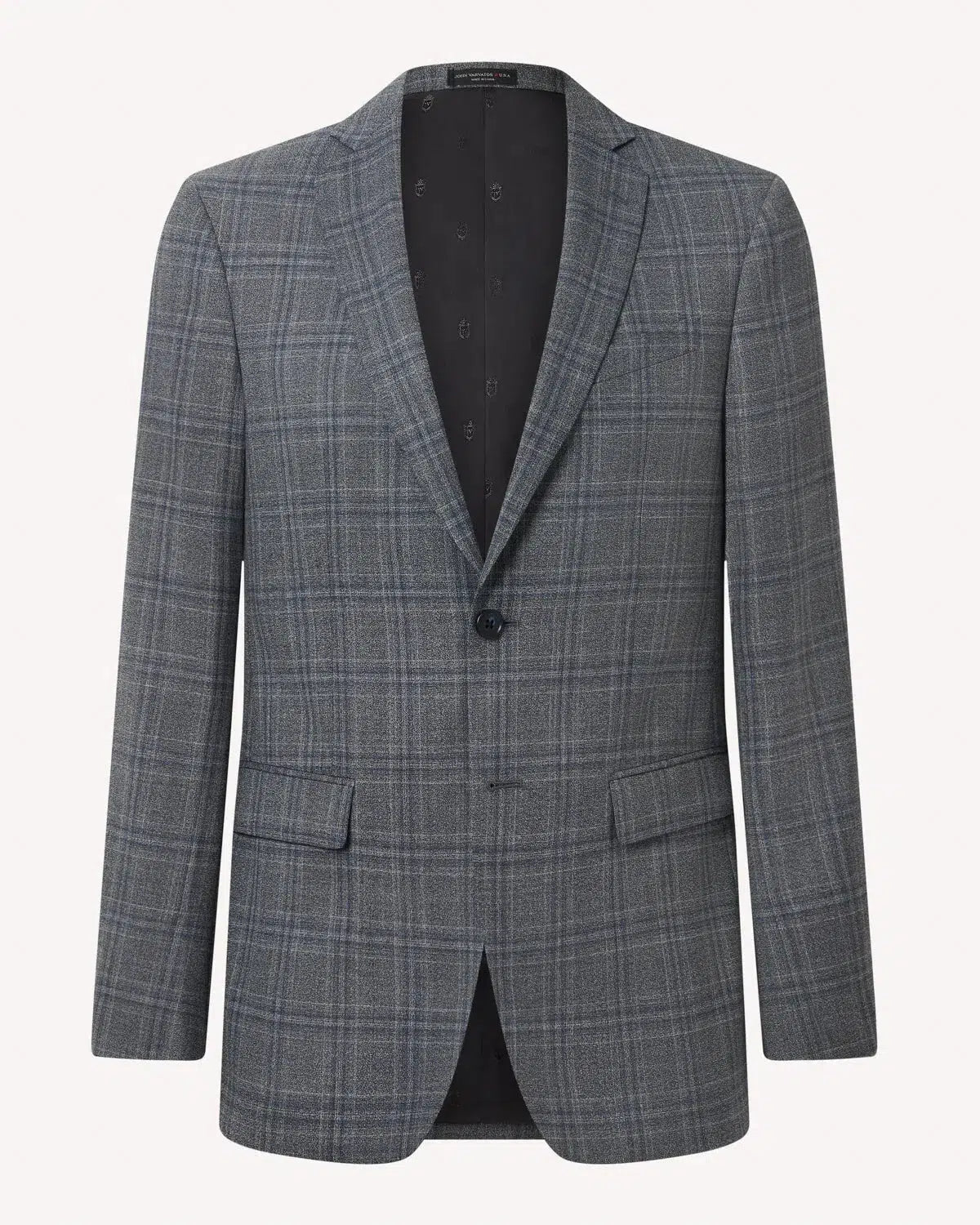 John Varvatos SB2 Overcheck Suit Lt Grey – Savile Row Menswear Outlet | Malford of London