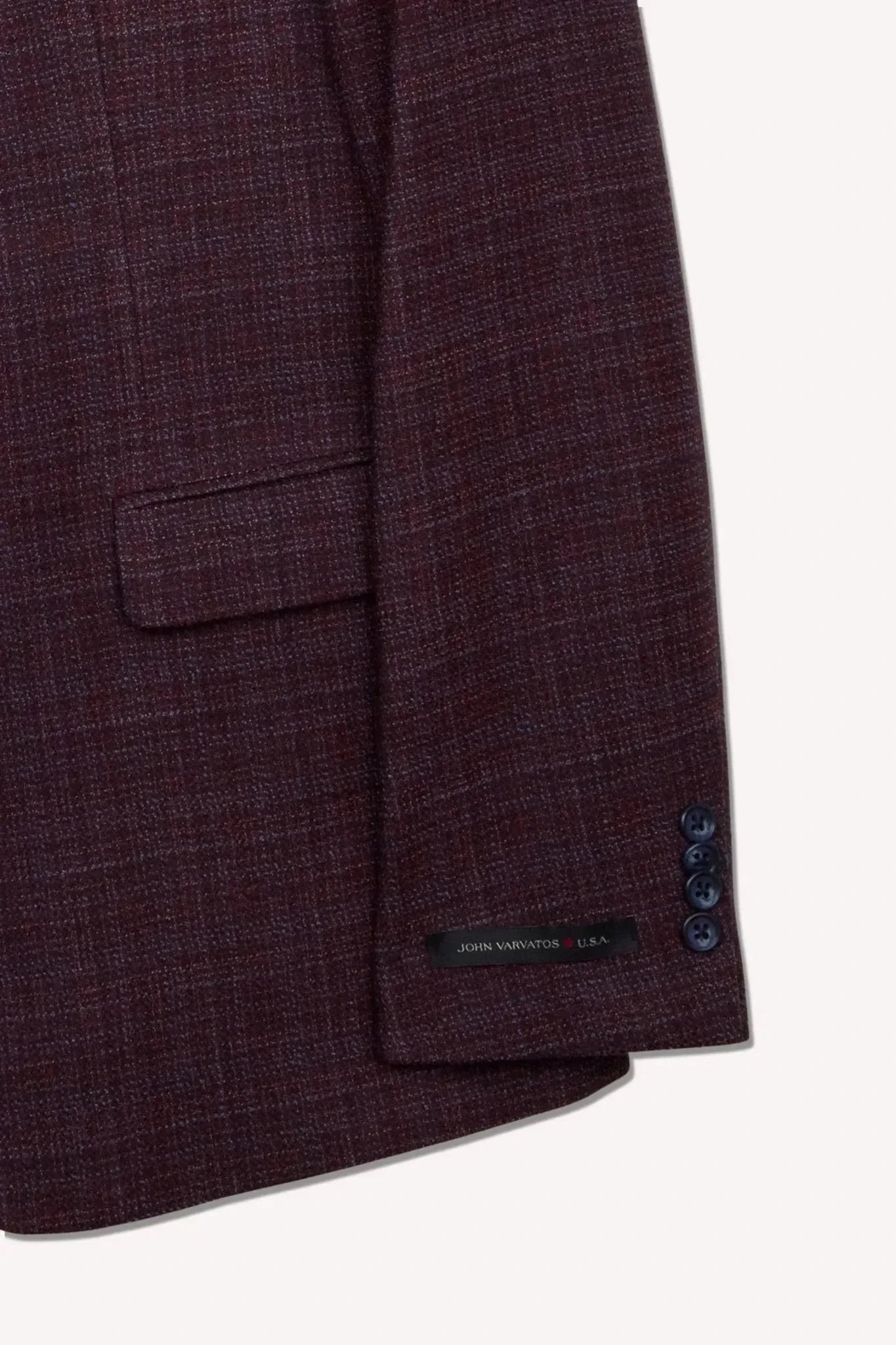 John Varvatos Single Breasted Sports Jacket Brown Blue Fleck – Savile Row Menswear Outlet | Malford of London