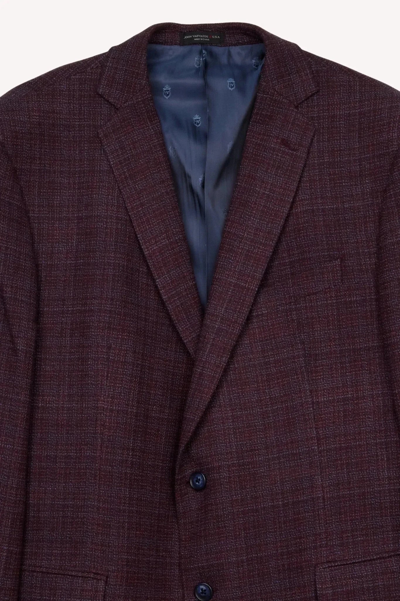 John Varvatos Single Breasted Sports Jacket Brown Blue Fleck – Savile Row Menswear Outlet | Malford of London