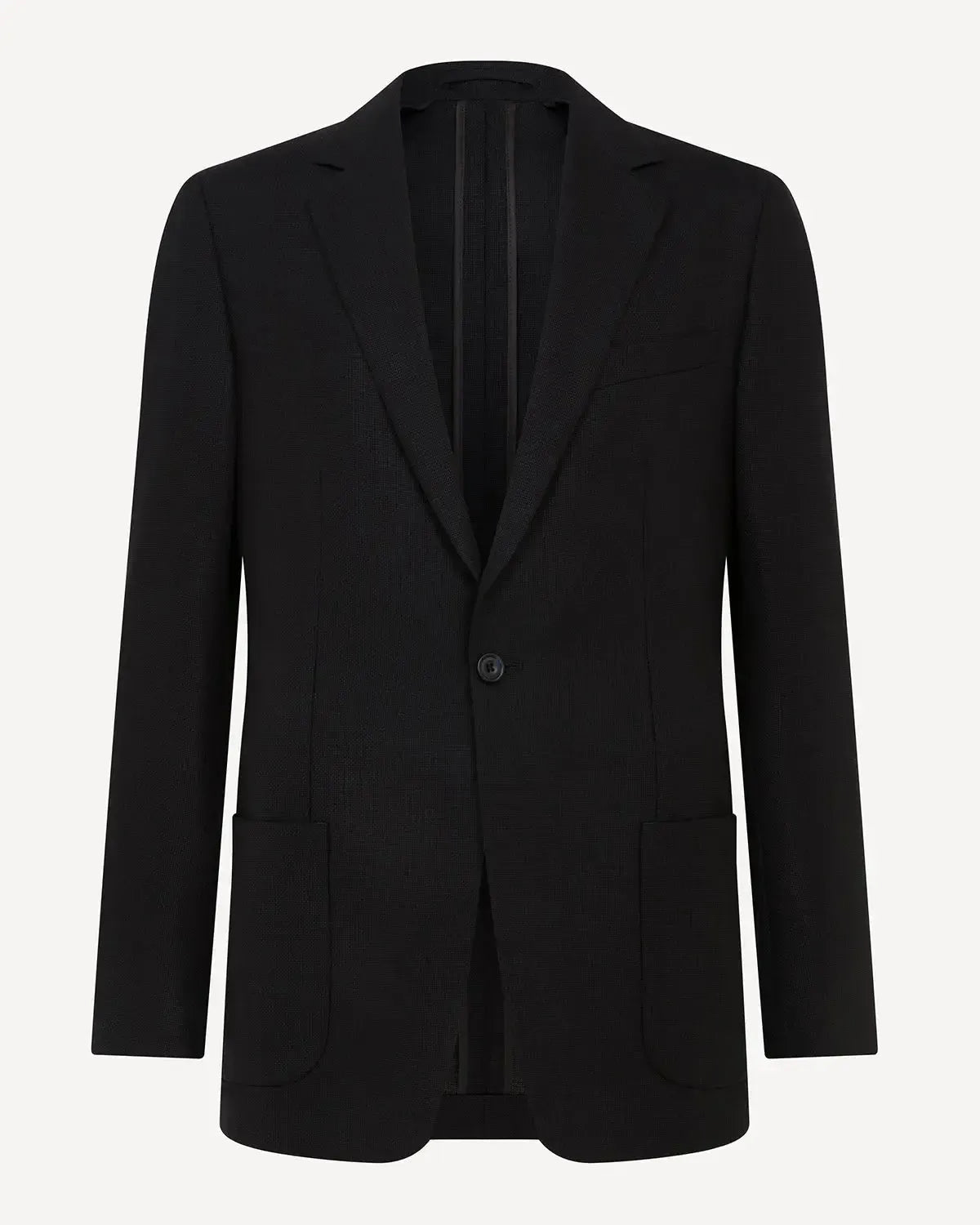 Kilgour SB1 Lightweight Wool Jacket Black – Savile Row Menswear Outlet | Malford of London